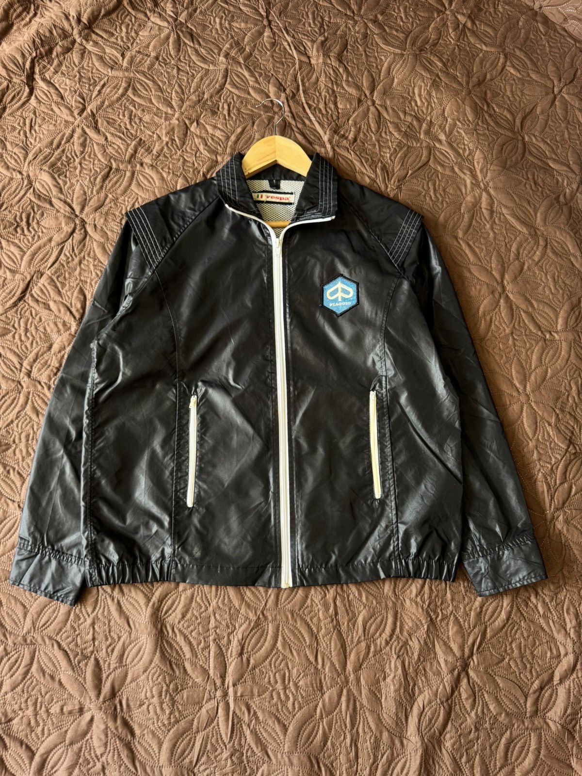 If Six Was Nine VINTAGE 90s VESPA LIGHT JACKET WINDBREAKER Size US M / EU 48-50 / 2 - 1 Thumbnail