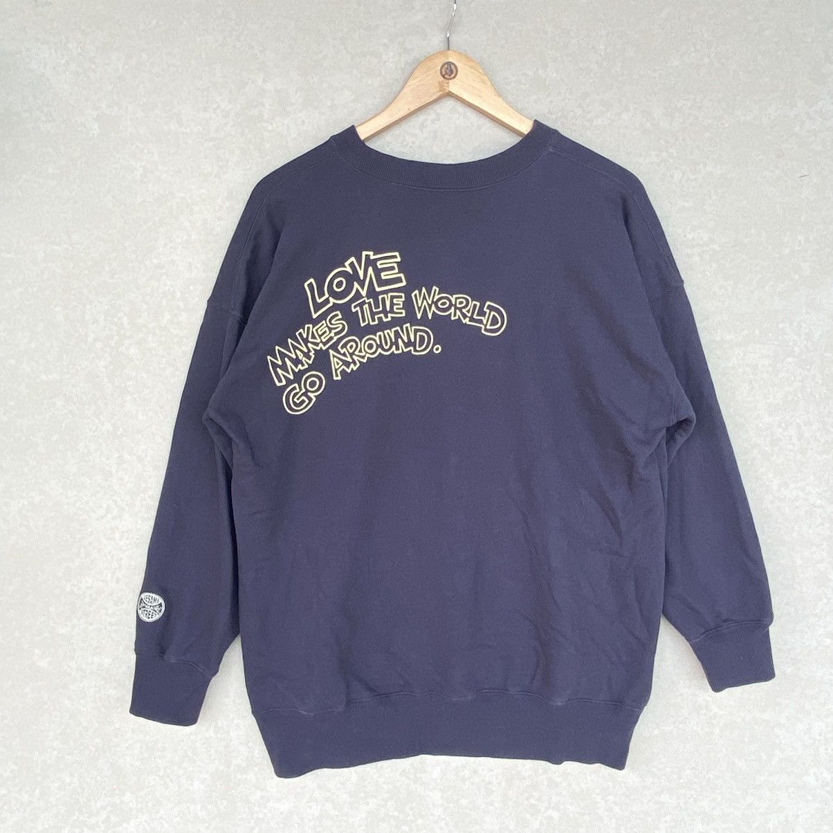 Other Vintage Sesame Street Big Printed Sweatshirt Crewneck Blue Size US L / EU 52-54 / 3 - 6 Thumbnail