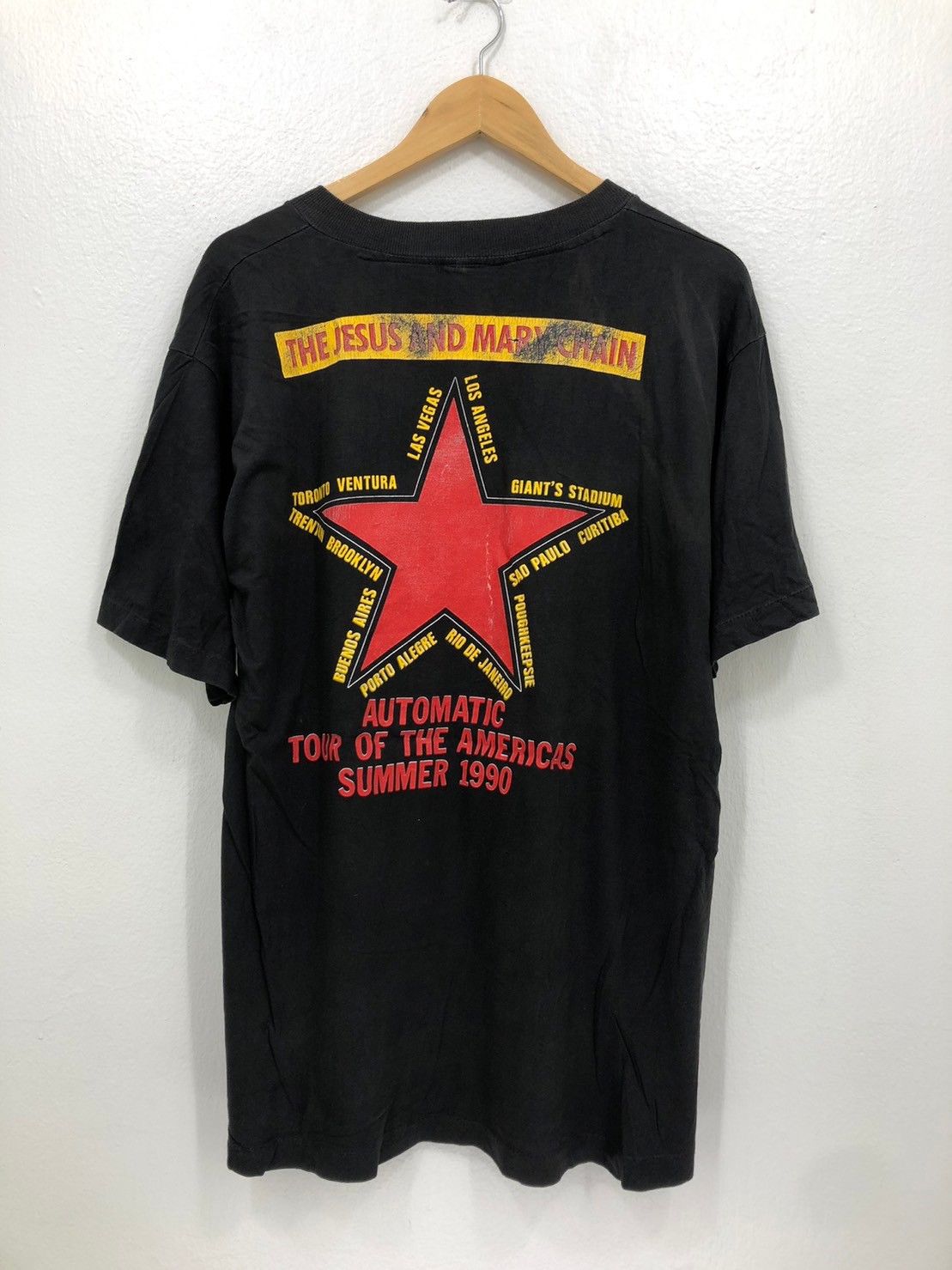 Vintage Vintage 90's The Jesus and Mary Chain summer Automatic tour Size US L / EU 52-54 / 3 - 3 Thumbnail