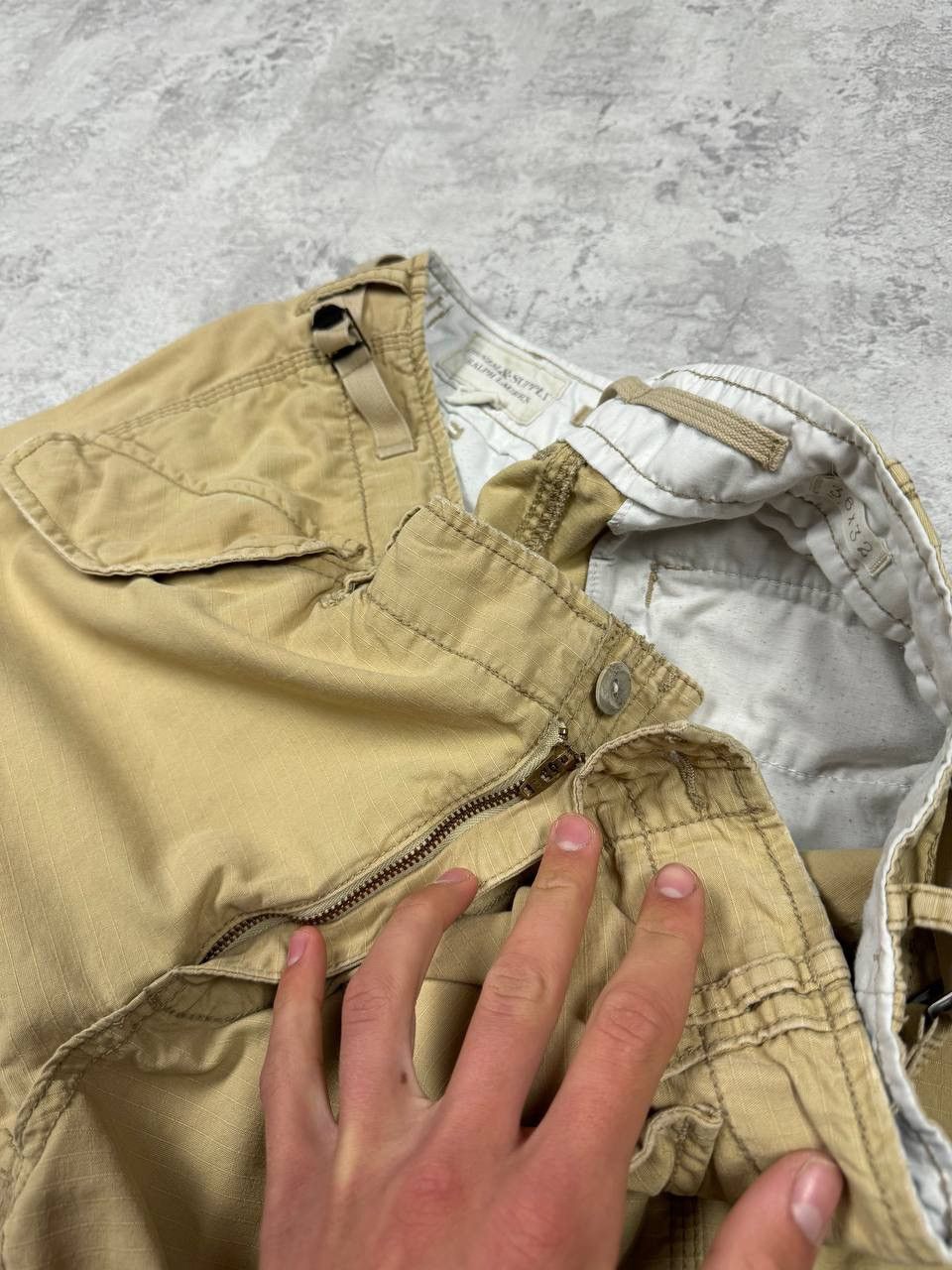 Denim & Supply Ralph Lauren Vintage Denim & Supply Ralph Lauren Cargo Baggy Pants 36/32 Size US 36 / EU 52 - 10 Thumbnail