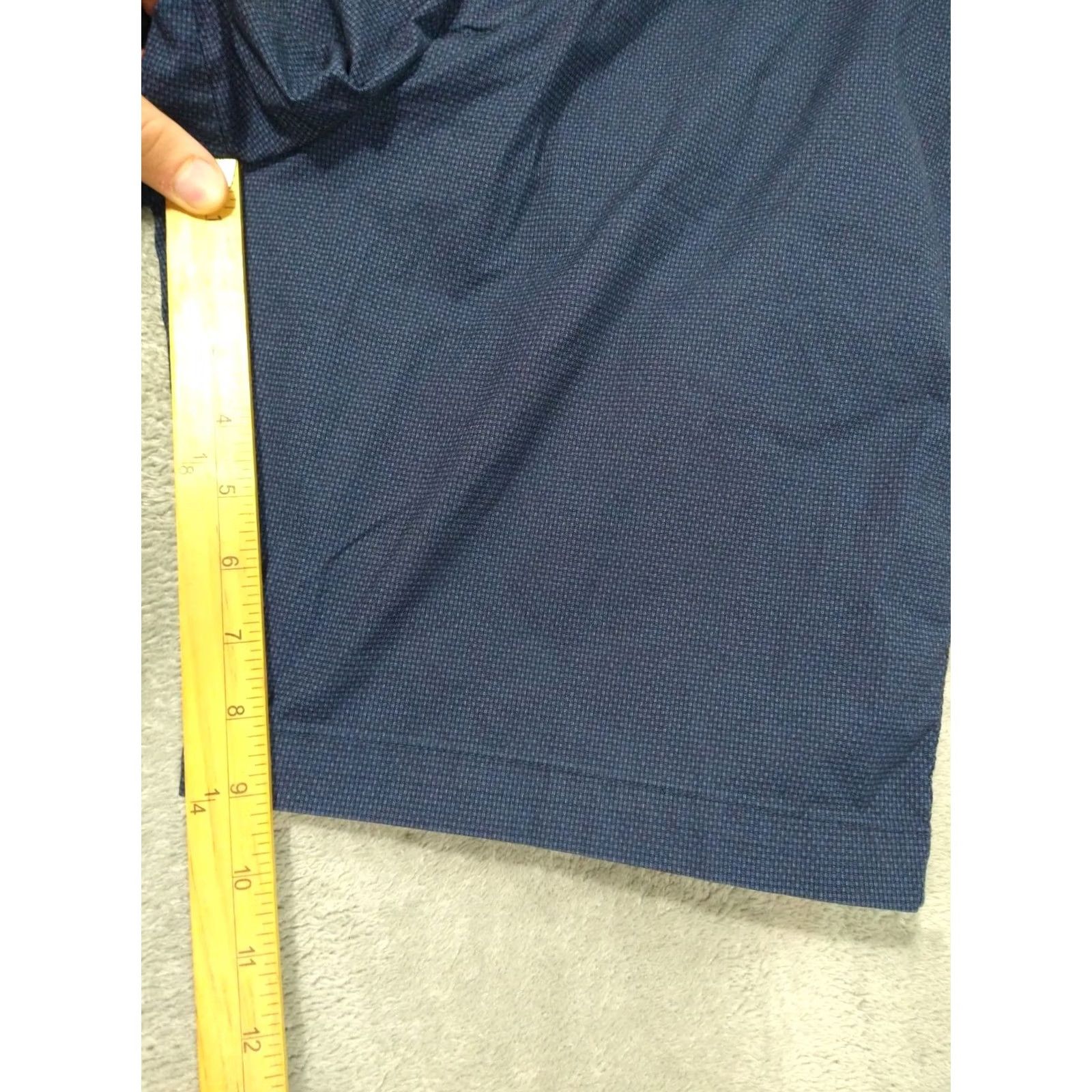 Banana Republic Banana Republic Shorts Mens 34 Blue Aiden Club Flat Front Mid Rise Stretch Casual Chino Pockets Mens Regular 34 in Blue Size US 34 / EU 50 - 5 Thumbnail