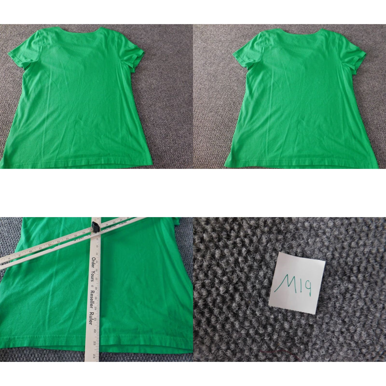 Croft & Barrow Croft & Barrow Womens Blouse Large Green Pullover V-Neck Stretch Cotton Rayon Casual Button Floral Long Sleeve Regular Classic Breathing Mockup? Size L / US 10 / IT 46 - 8 Thumbnail