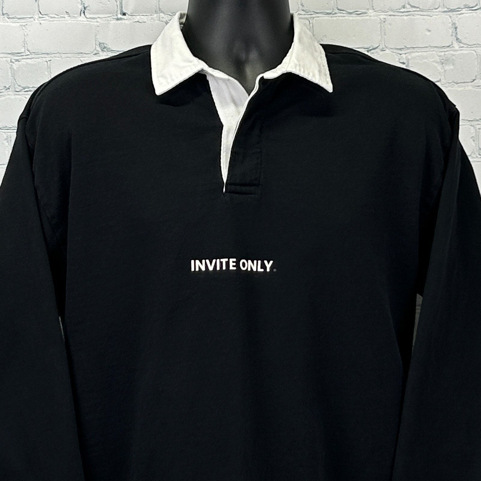 Other 9 Figure Golf Club Invite Only Rugby Polo Shirt Black Large Size US L / EU 52-54 / 3 - 5 Thumbnail