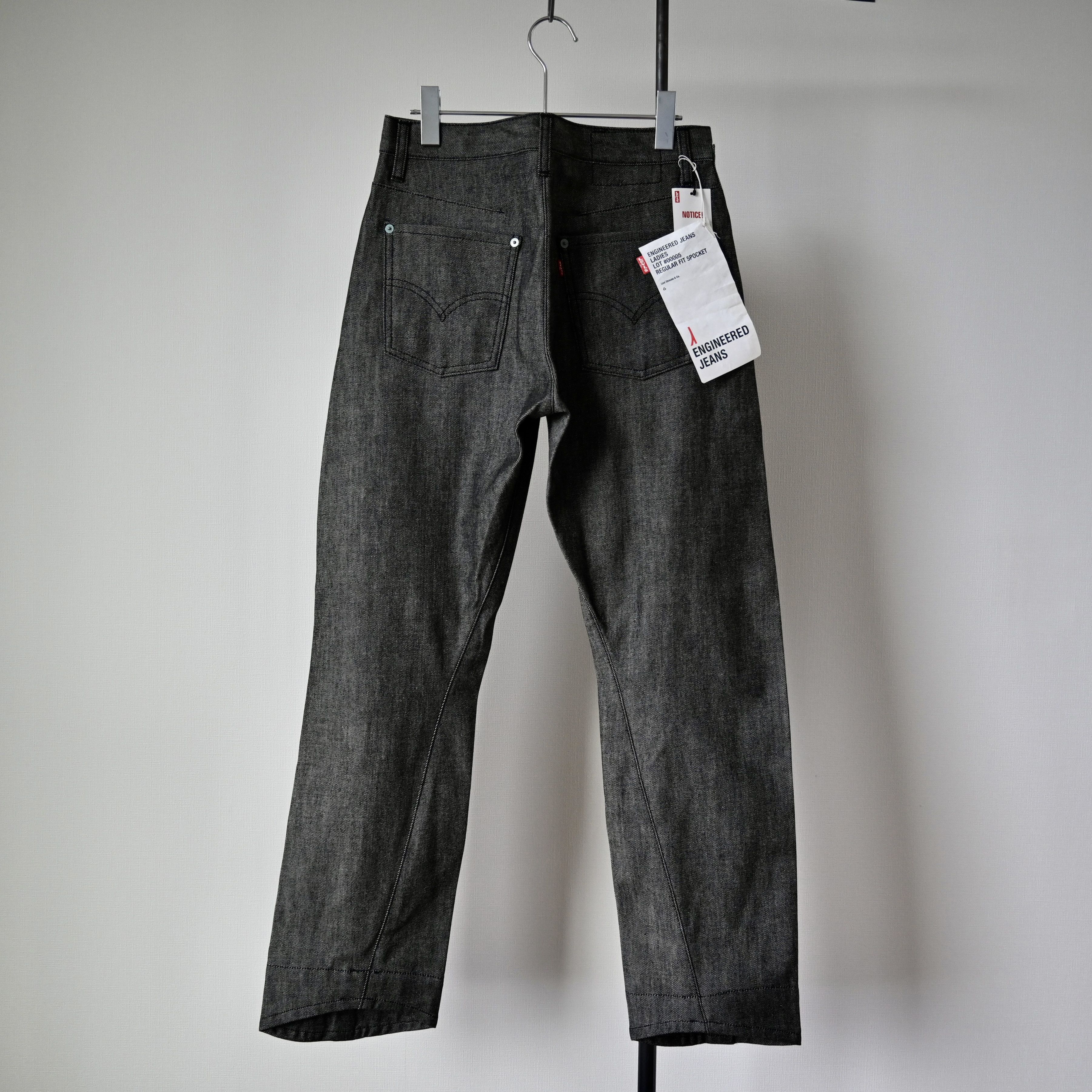Levi's DEADSTOCK 2000s Levi's ENGINEERED JEANS "REGULAR FIT", black Size 31" - 2 Thumbnail