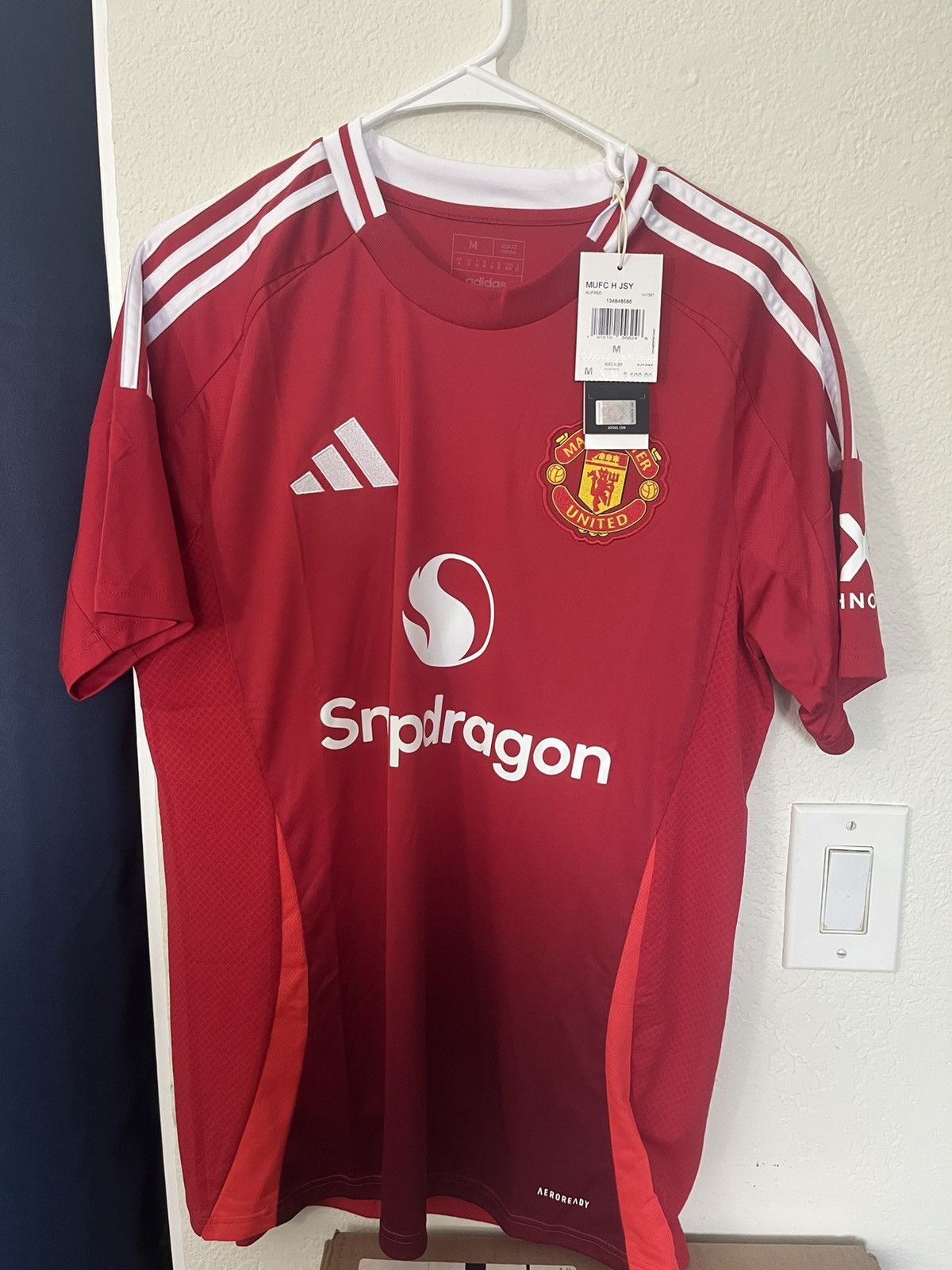Adidas Adidas Manchester United 24/25 Soccer Jersey Bruno Fernandes Size US M / EU 48-50 / 2 - 1 Thumbnail