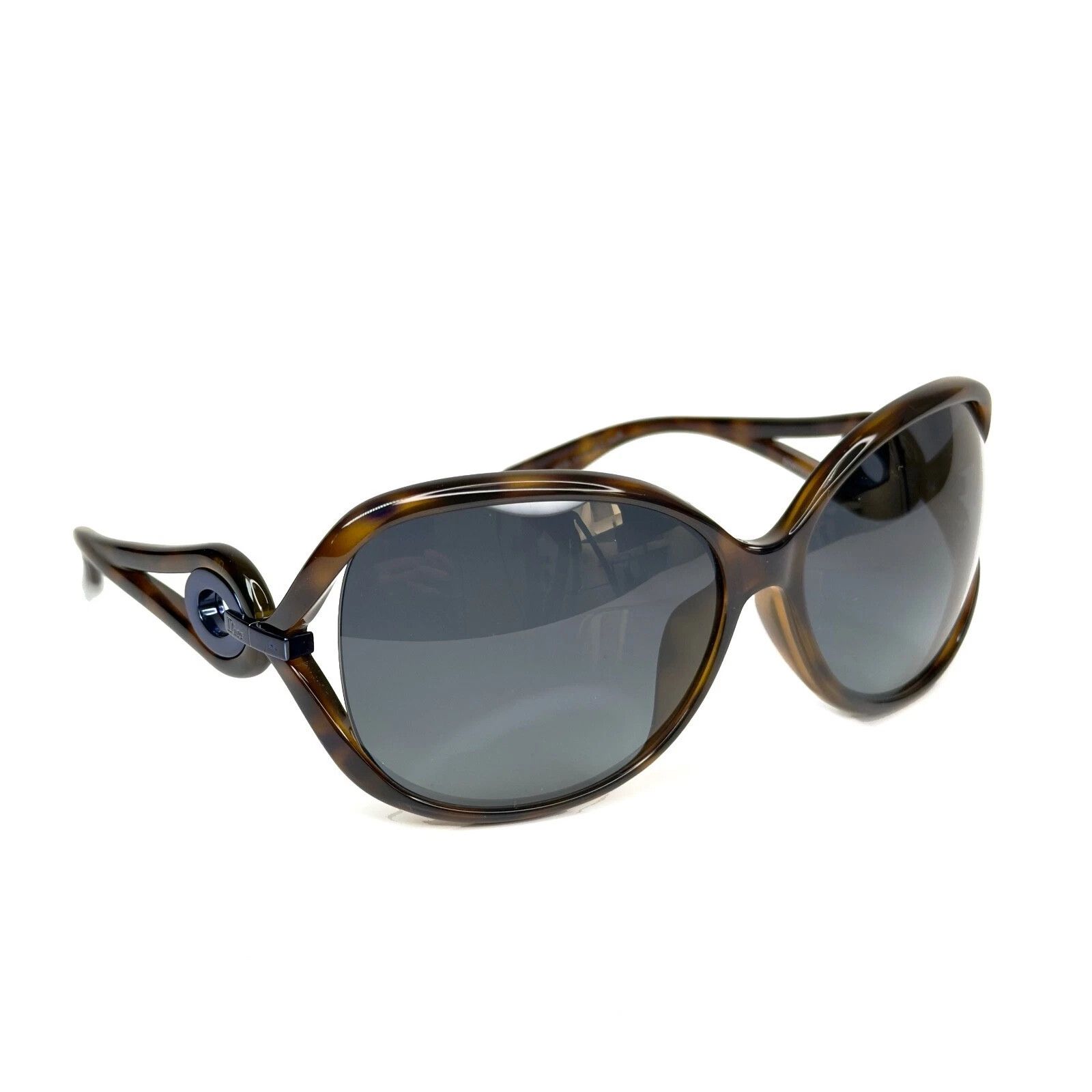 Christian Dior Monsieur CHRISTIAN DIOR VOLUTE 2F Brown Havana Sunglasses VOLUTE2 Size ONE SIZE - 2 Thumbnail