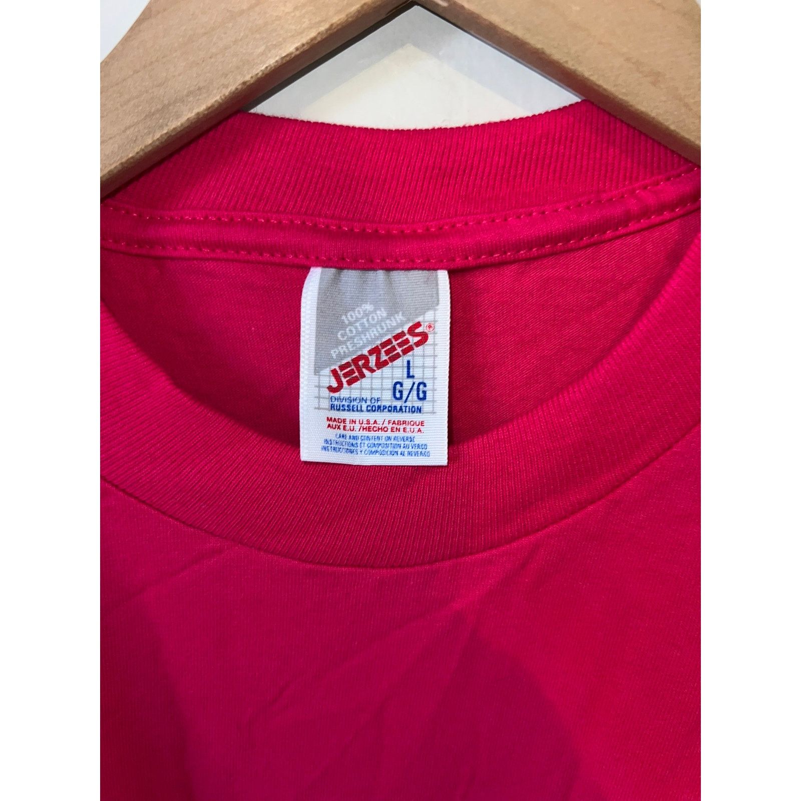 Jerzees Vintage Eureka Springs Shirt Arkansas Bird Pink Tee VTG 90s Size US L / EU 52-54 / 3 - 6 Thumbnail