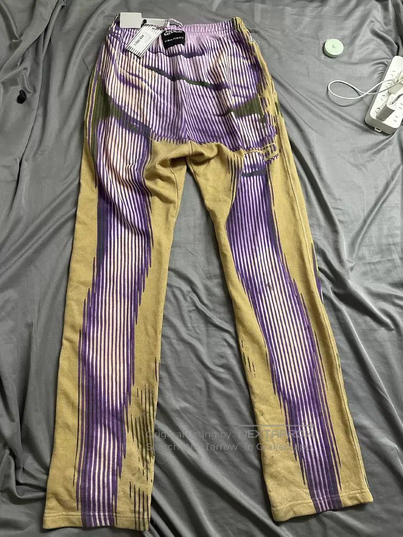 Y/Project Y/Project Size M Beige 3D Printed Straight Leg Pants Size US 27 - 2 Thumbnail