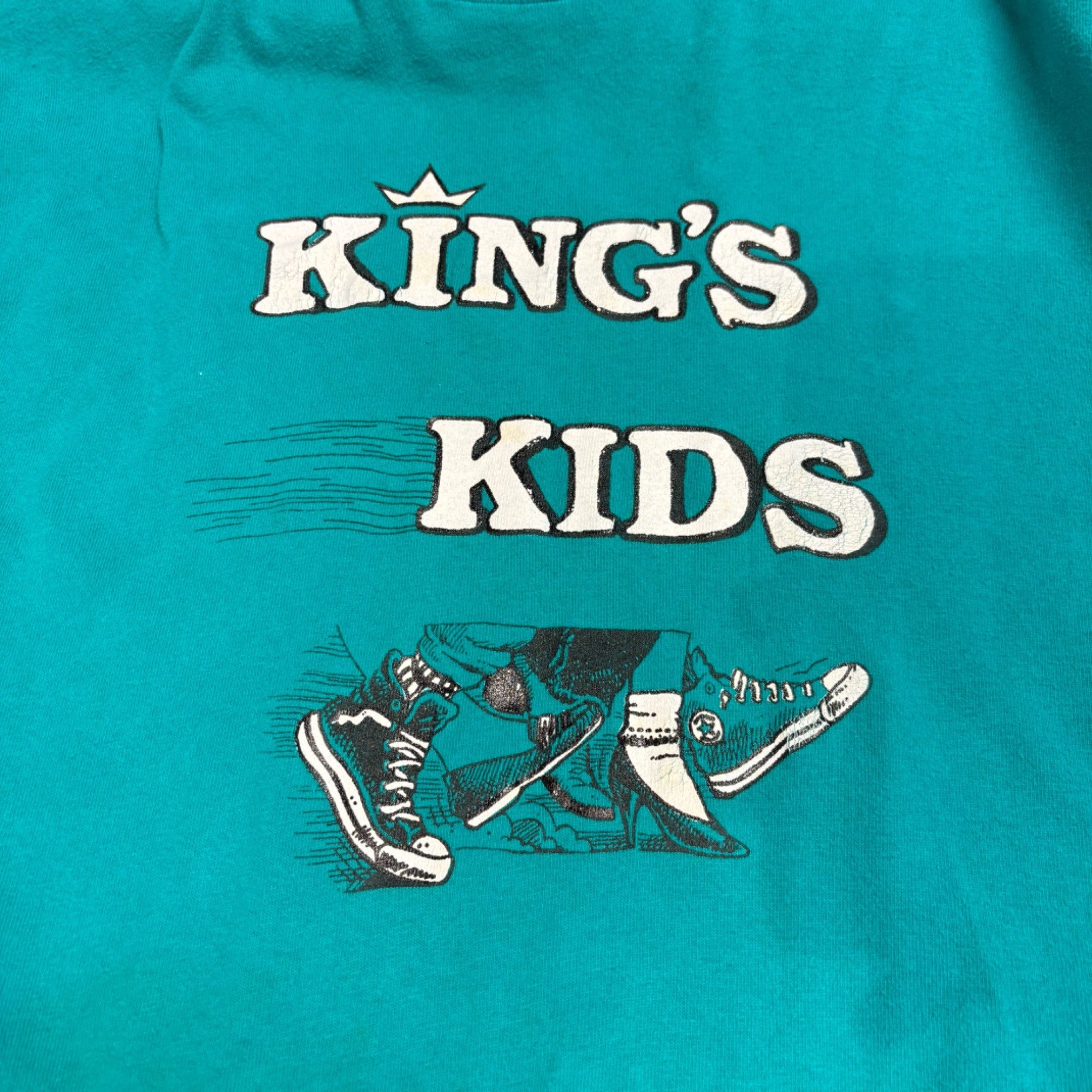 Fruit Of The Loom L - Vintage “King’s Kids” T Size US L / EU 52-54 / 3 - 3 Thumbnail