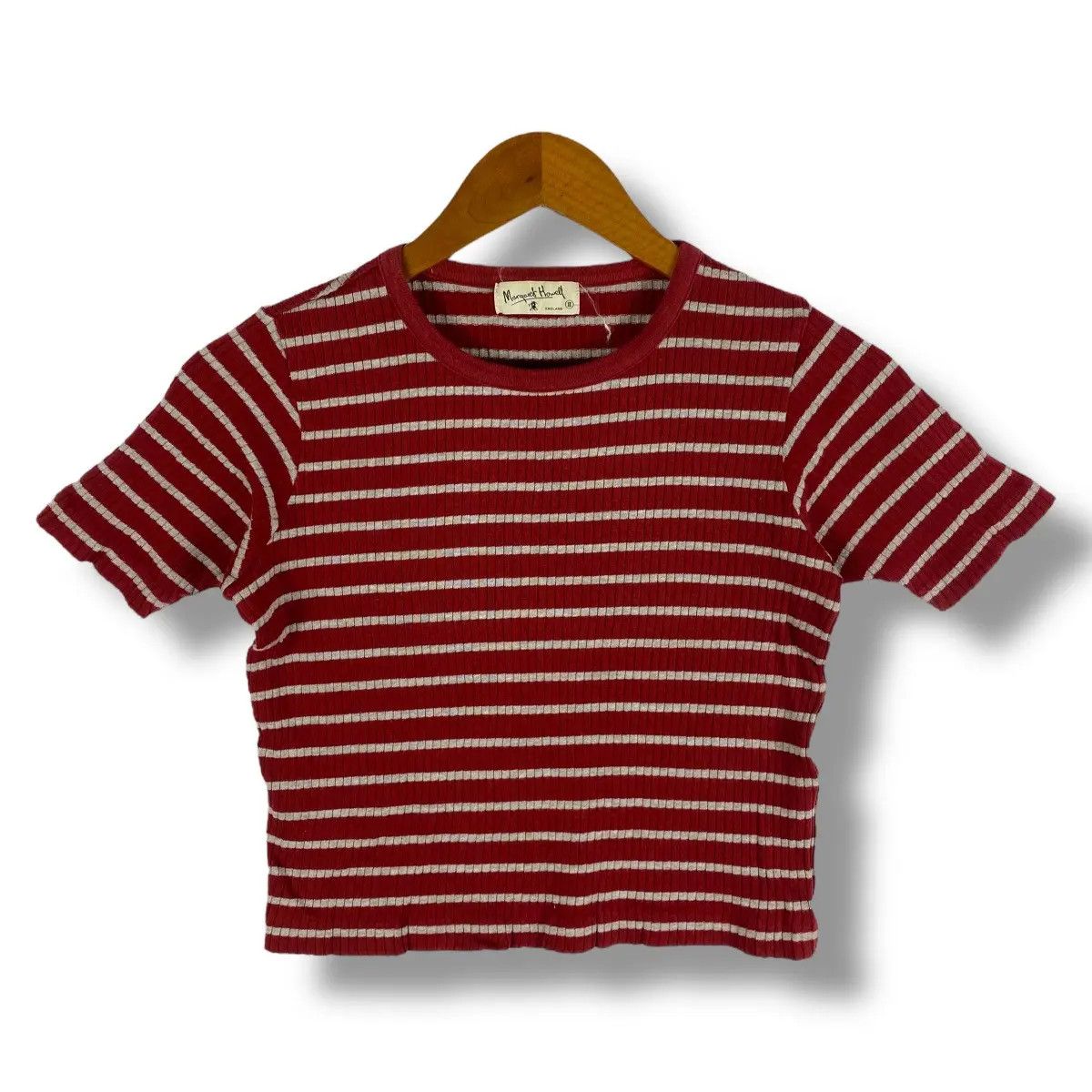 Margaret Howell Vintage 90's MARGARET HOWELL ENGLAND Women Striped Tops Tee Size M / US 6-8 / IT 42-44 - 1 Thumbnail