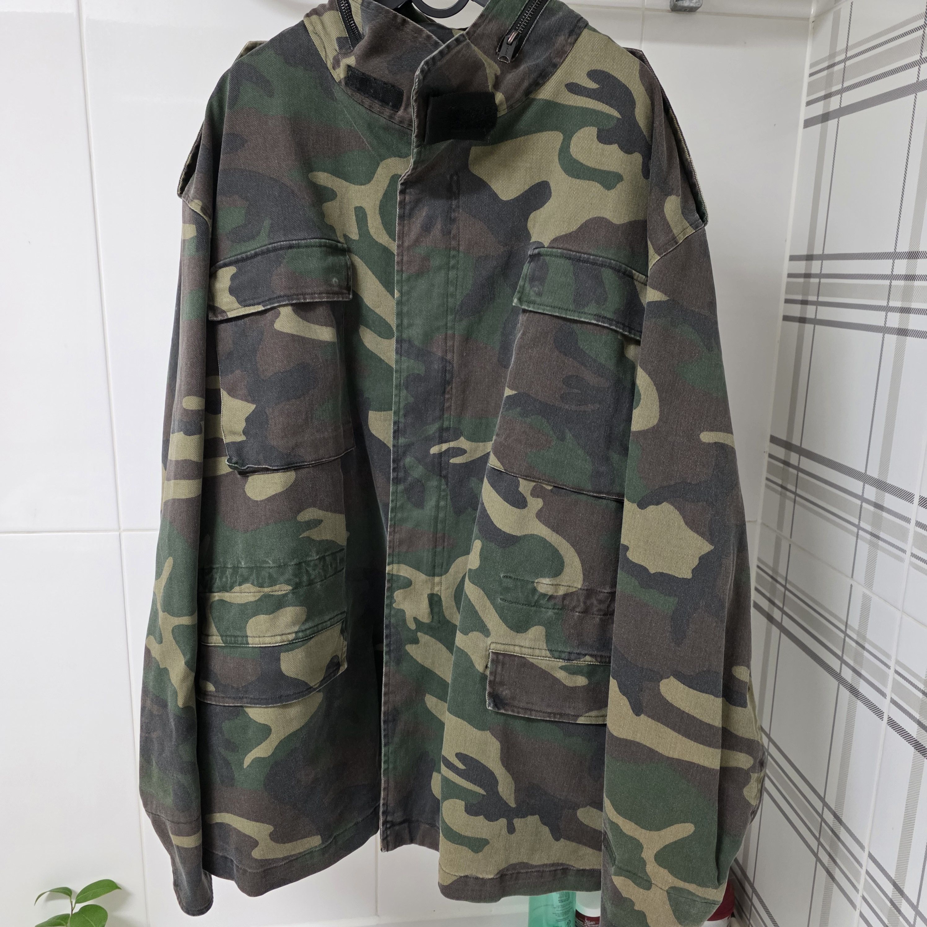 Kanye West × Yeezy Yeezy Season 5 Construction Parka | Grailed