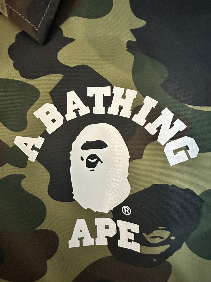 Bape Bape green camo coach jacket Size US M / EU 48-50 / 2 - 3 Thumbnail