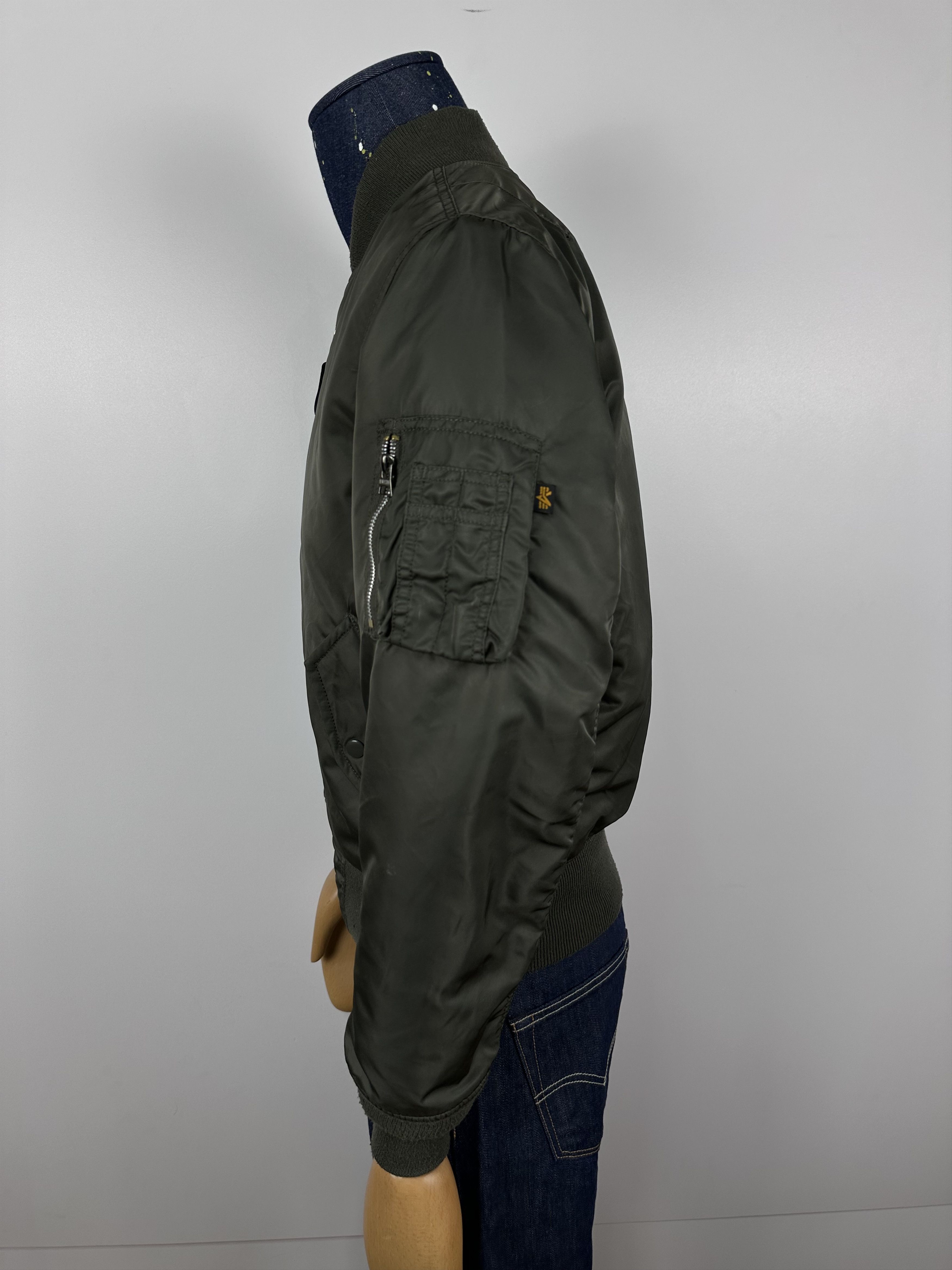 Alpha Industries × Grailed Alpha Industries Reversible Bomber Jacket Green MA-1 Flight Size US S / EU 44-46 / 1 - 5 Thumbnail