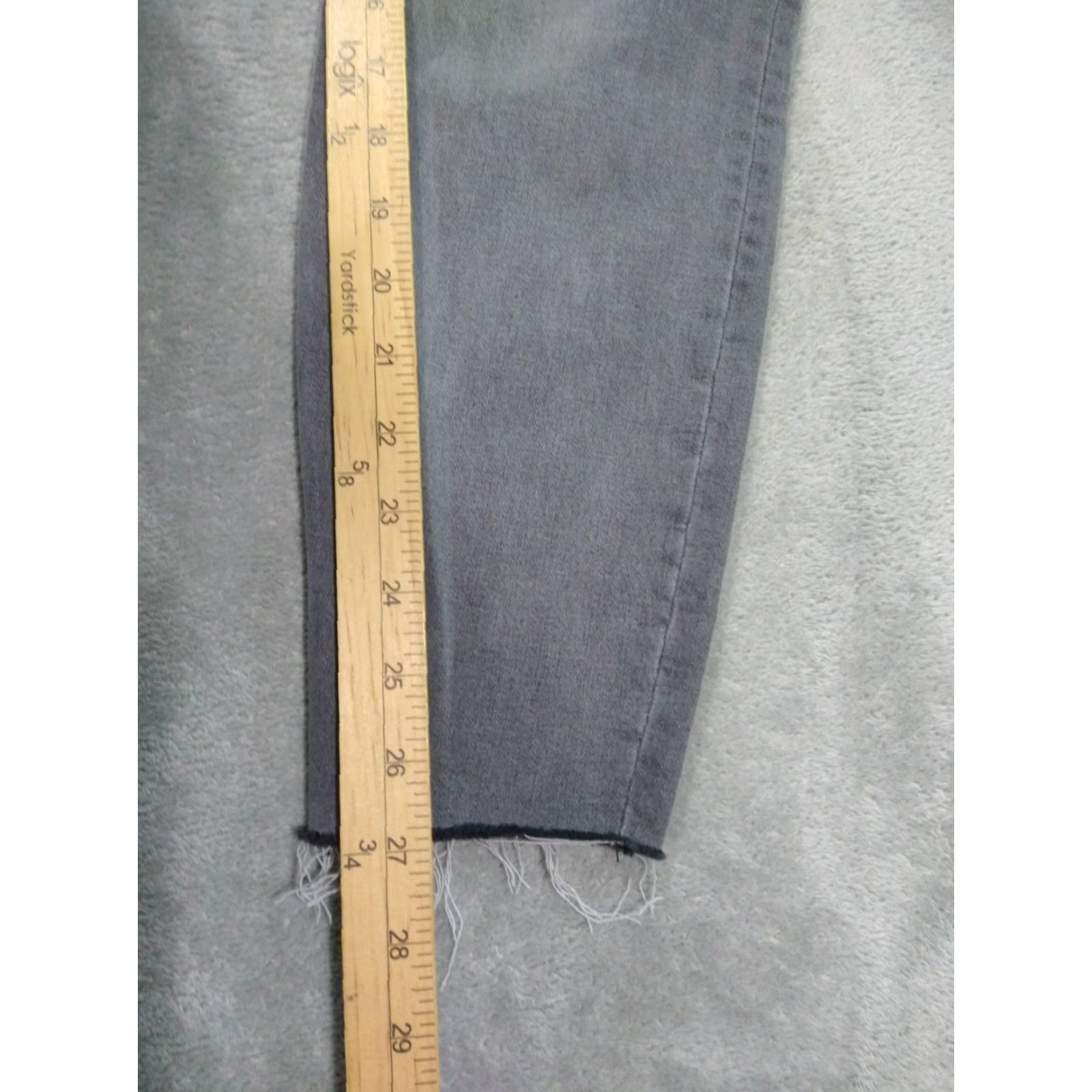 Spanx Spanx Jeans Women XL Black Denim Skinny Distressed Jegging Ankle Pull On Size 40" / US 18 - 5 Thumbnail