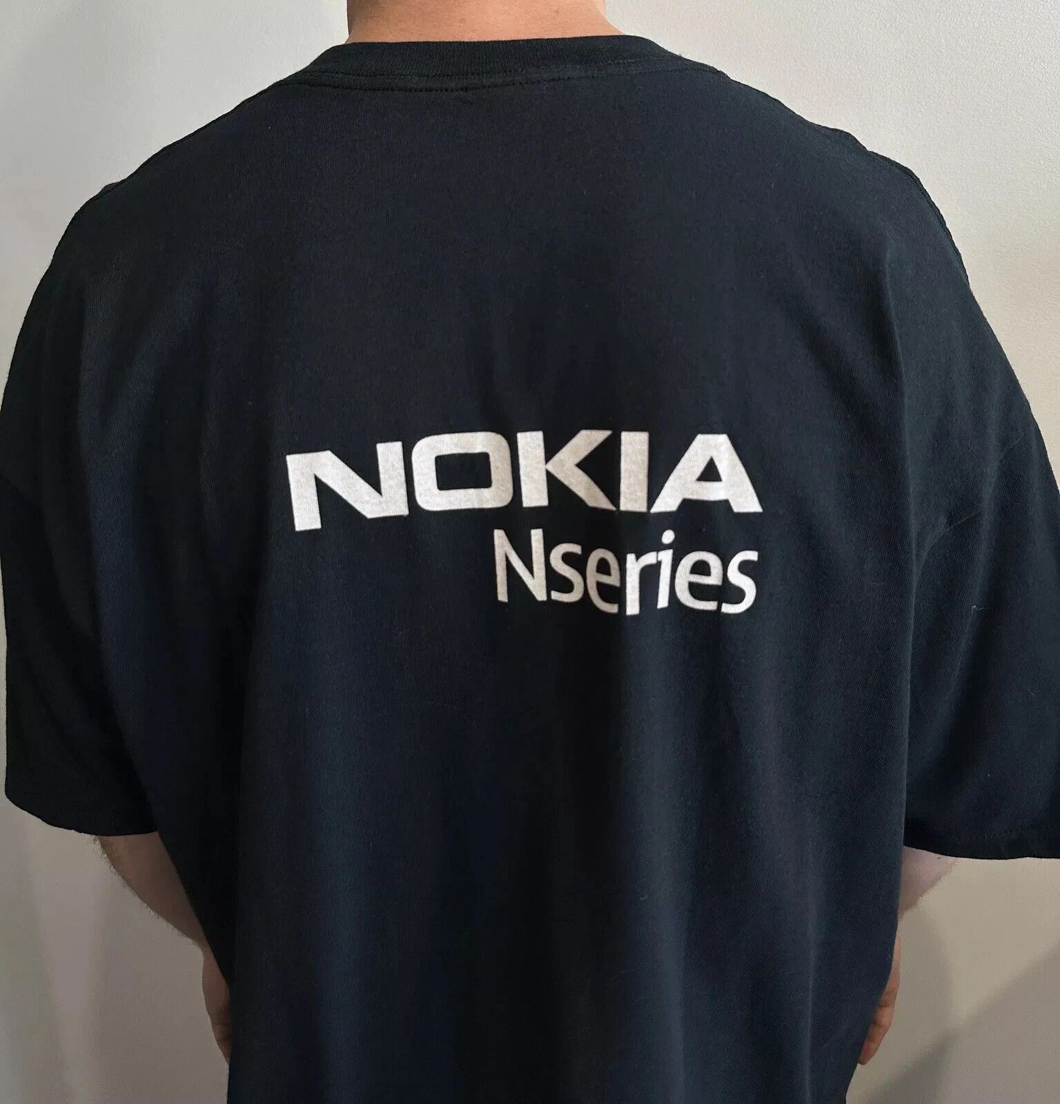 Gildan VINTAGE 2005 NOKIA N SERIES MOBILE PROMO SHIRT Y2K 2000s Size US XL / EU 56 / 4 - 6 Thumbnail