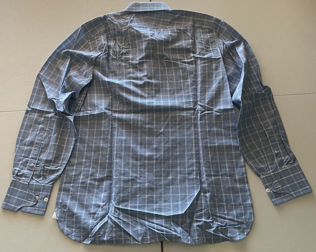 Tom Ford Tom Ford light blue glen check shirt 17 43e Size US L / EU 52-54 / 3 - 3 Thumbnail