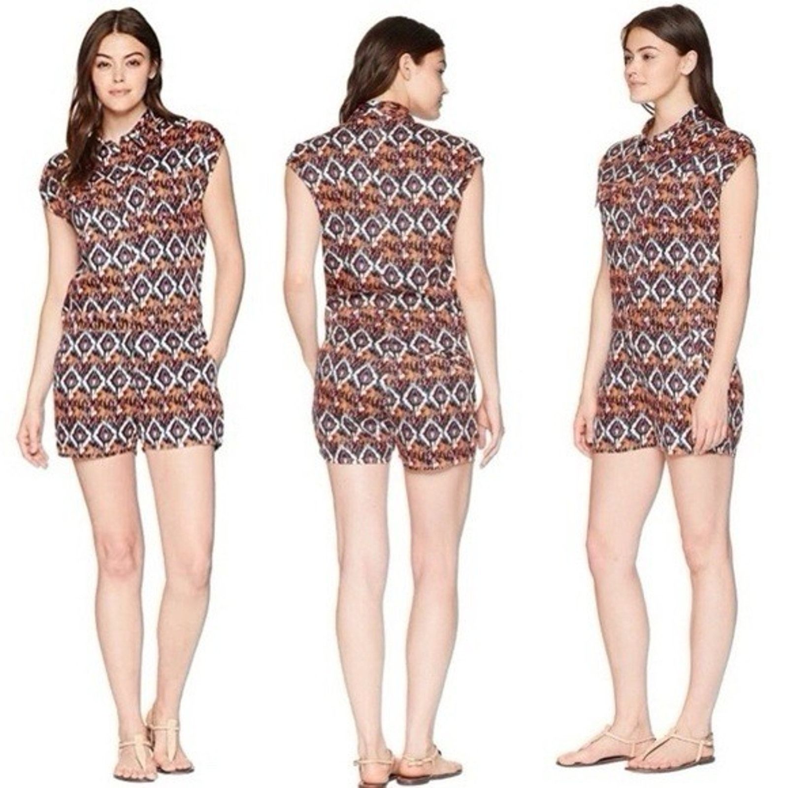 KAVU Kavu Freeland Desert Paint Sleeveless Romper Women’s S New! Size 27" / US 4 / IT 40 - 1 Thumbnail