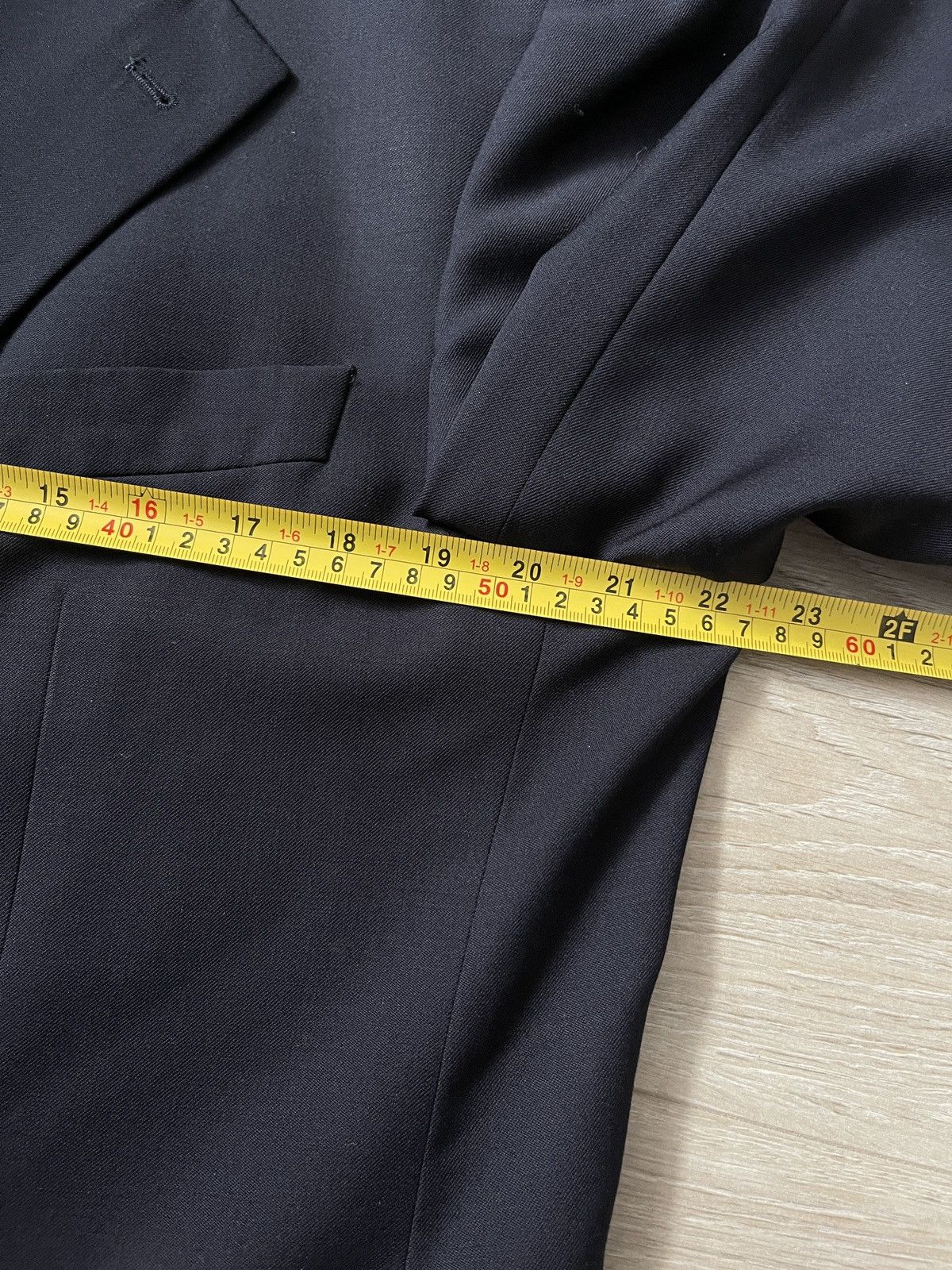 Hugo Boss Vintage hugo boss dark blue wool blazer classic jacket 42L Size 42L - 13 Thumbnail