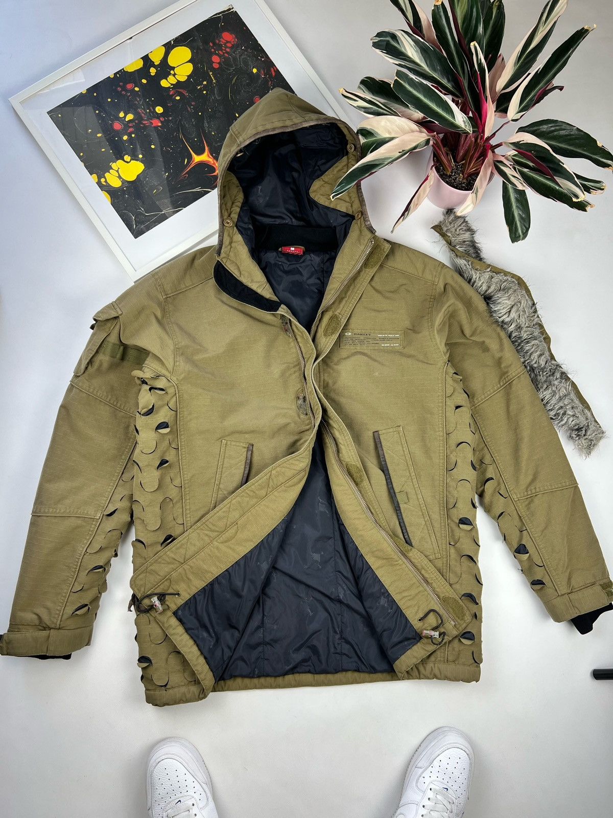Oakley Vintage y2k Oakley Road Fuel 3 Multipocket Gorpcore Jacket