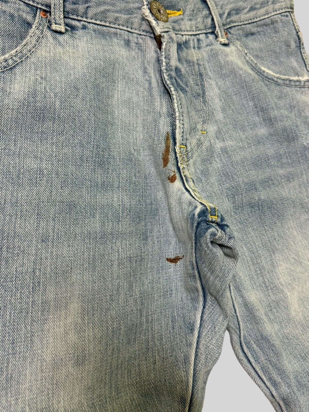 Japanese Brand Distressed COCOLULU Mud WashThrashed Faded Jeans Size US 30 / EU 46 - 7 Thumbnail
