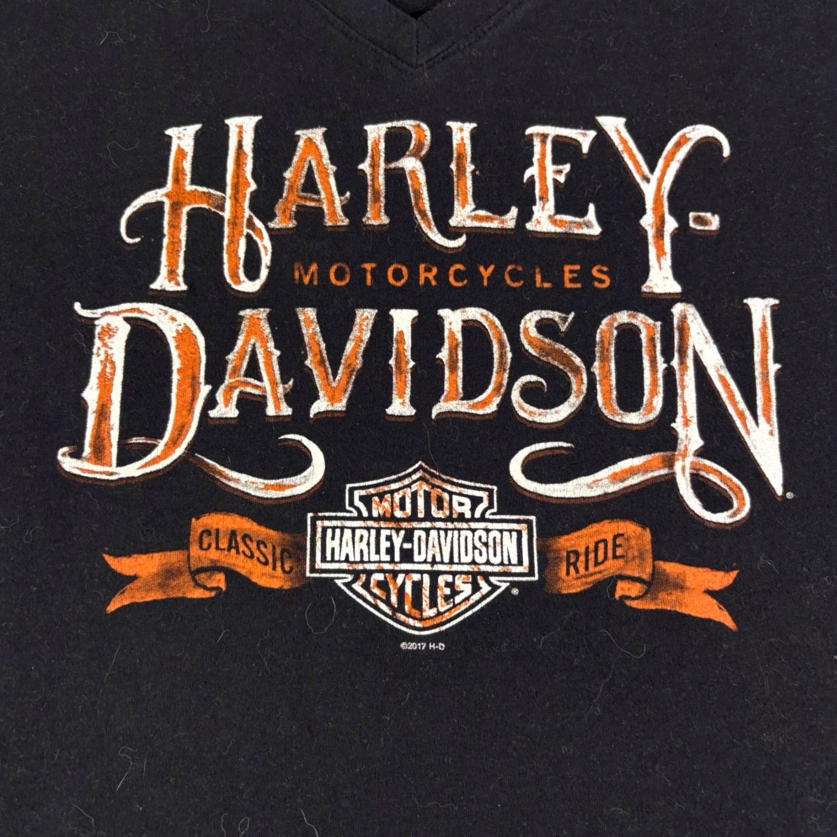 Harley Davidson Harley-Davidson Tank Top Womens L Black V-Neck Rock Western California 2017 Size L / US 10 / IT 46 - 6 Thumbnail