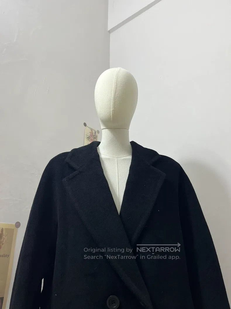 Max Mara Max Mara Black Woolen Coat Size XS / US 0-2 / IT 36-38 - 3 Thumbnail