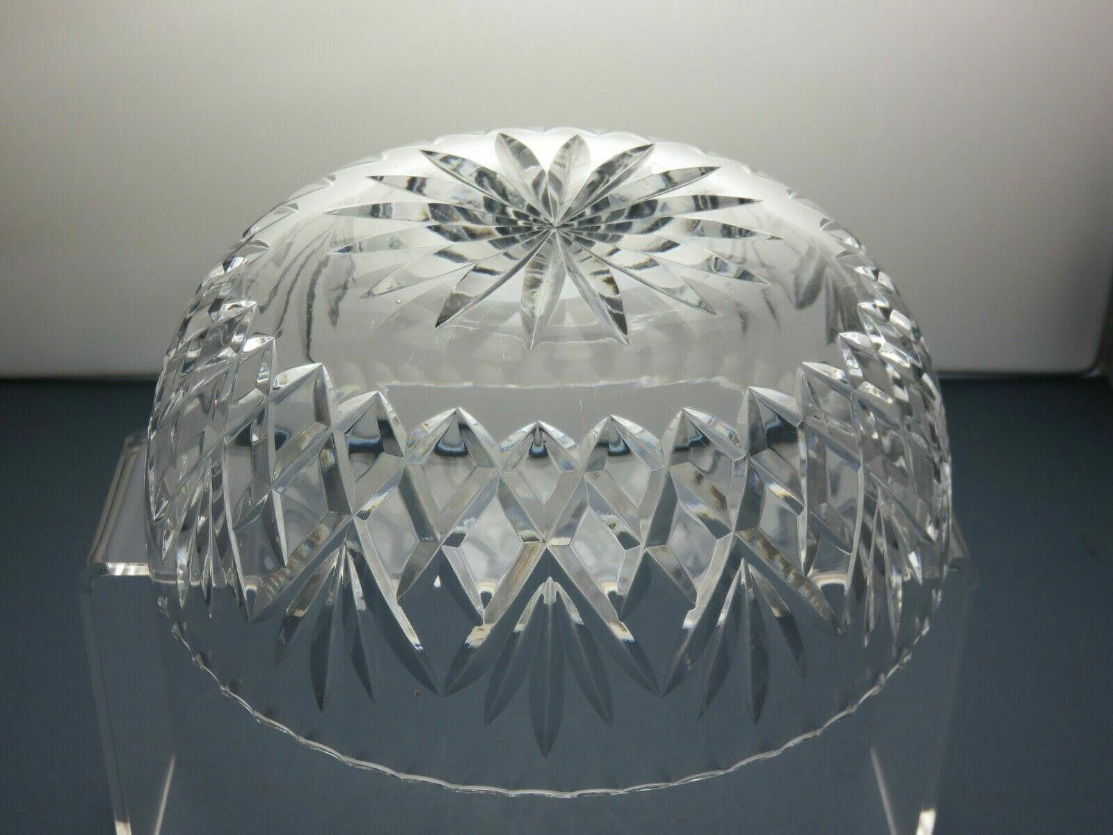 The Unbranded Brand Cut Glass Crystal Fruit Salad Serving Bowl 3 1/8" - 11B Size ONE SIZE - 5 Thumbnail