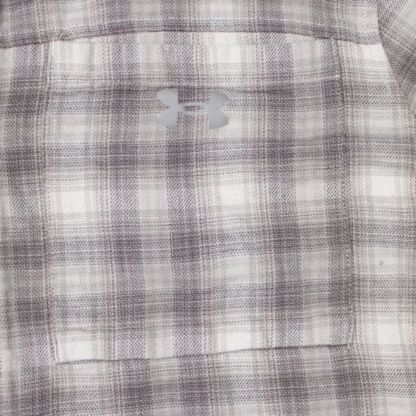 Under Armour Under Armour Shirt Mens XL Gray Plaid Tradesman Flex Flannel Long Sleeve Snap Button-Up Casual Winter Fall Spring Mens XL Gray Plaid Tradesman Flex Size US XL / EU 56 / 4 - 5 Thumbnail