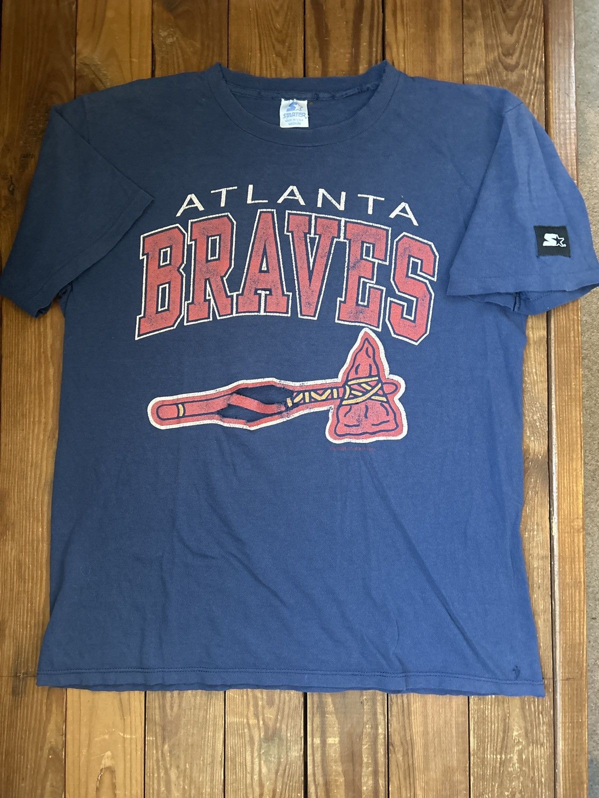 Vintage S Atlanta Braves 90s Single Stitch Shirt