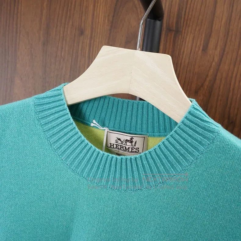Hermes Hermes Round Neck Knit Sweater Size US L / EU 52-54 / 3 - 6 Thumbnail