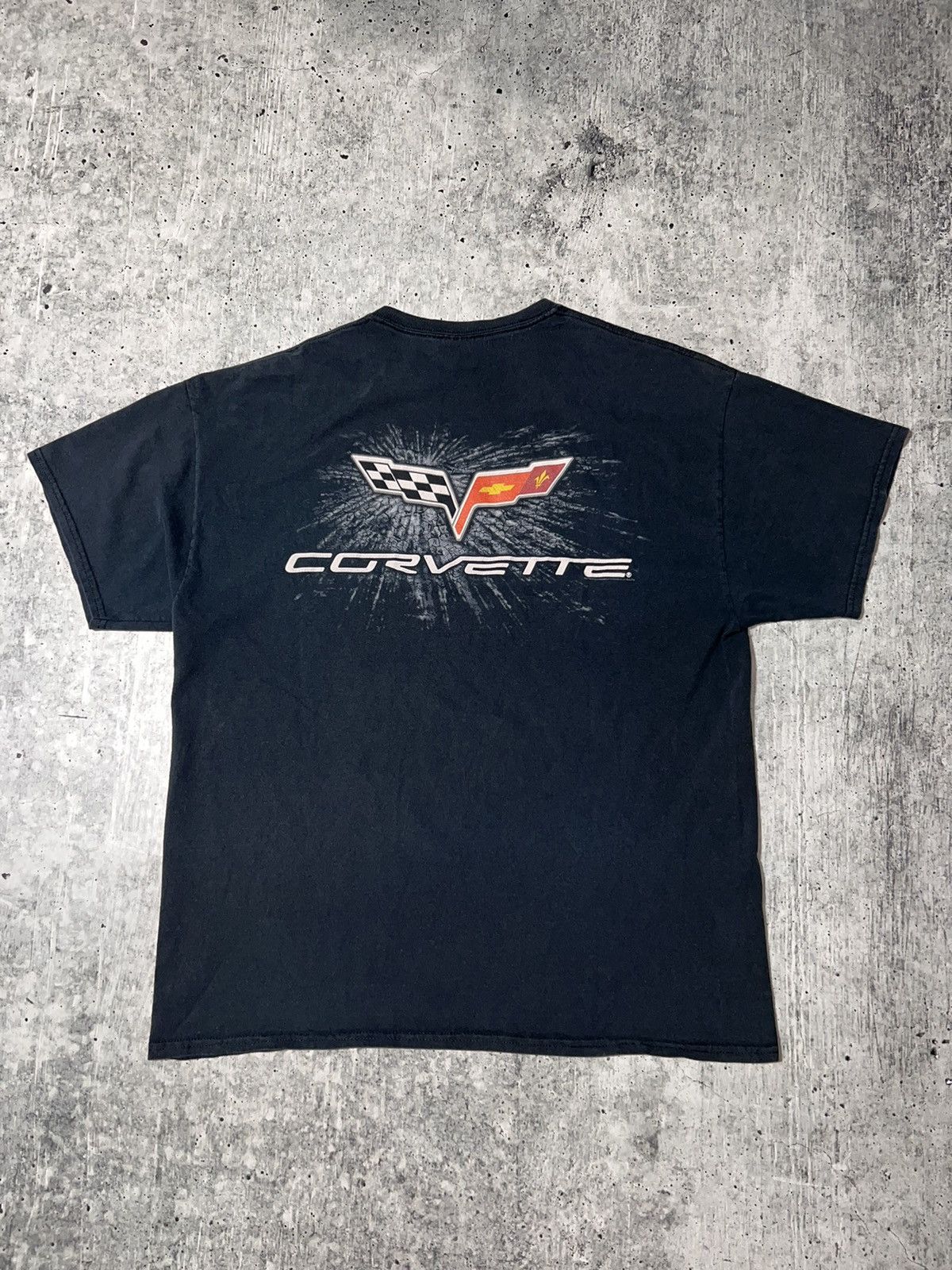 Other Vintage Y2K Faded Corvette Graphic Tee Size US XL / EU 56 / 4 - 1 Thumbnail