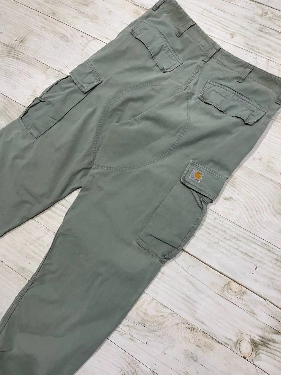 Carhartt Vintage Carhartt Cargo Pants 90s Distrissed Grey Size US 32 / EU 48 - 22 Thumbnail