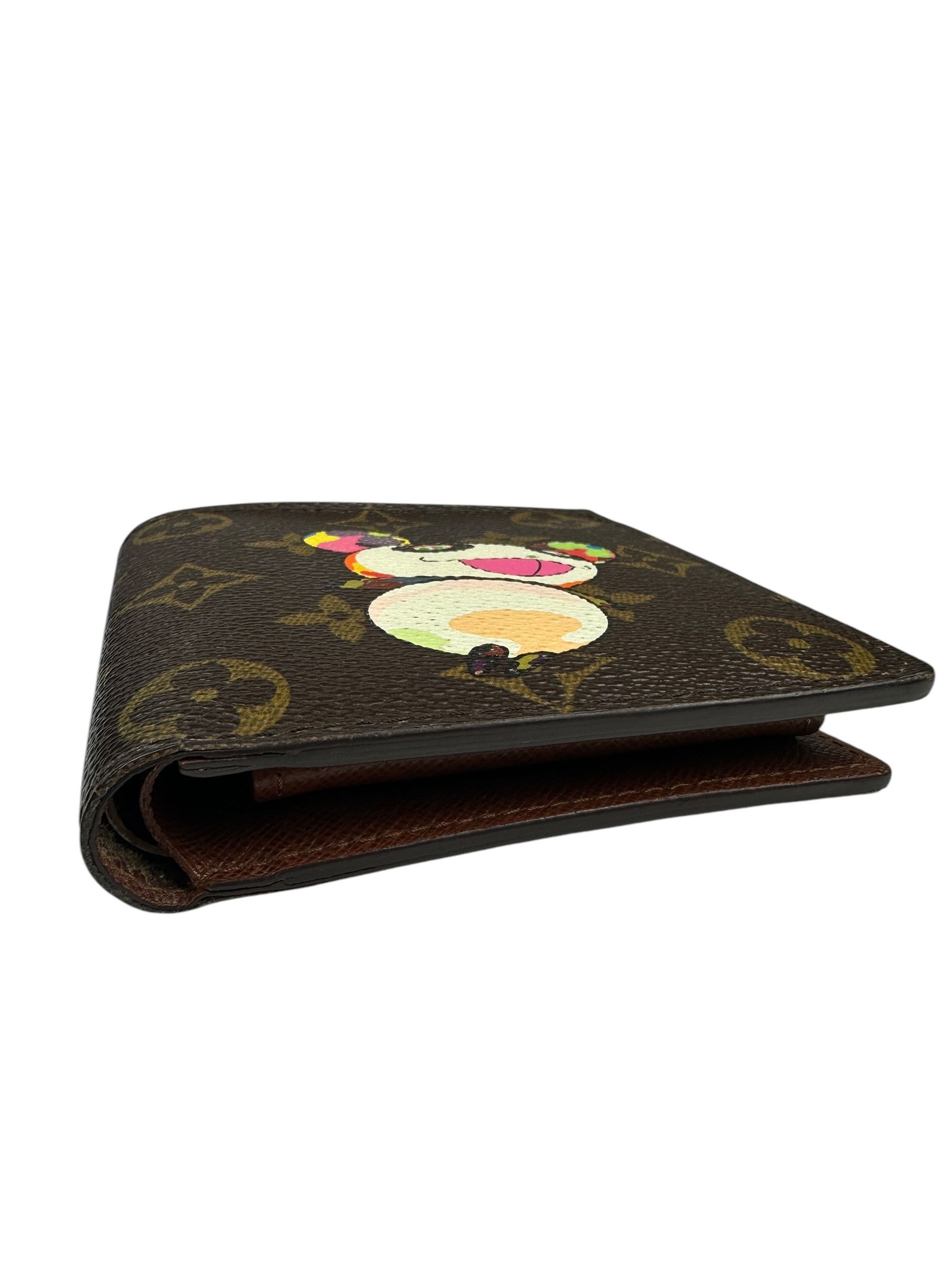 Louis Vuitton × Takashi Murakami Louis Vuitton x Murakami Monogram Panda Marco Bifold Wallet Size ONE SIZE - 3 Thumbnail