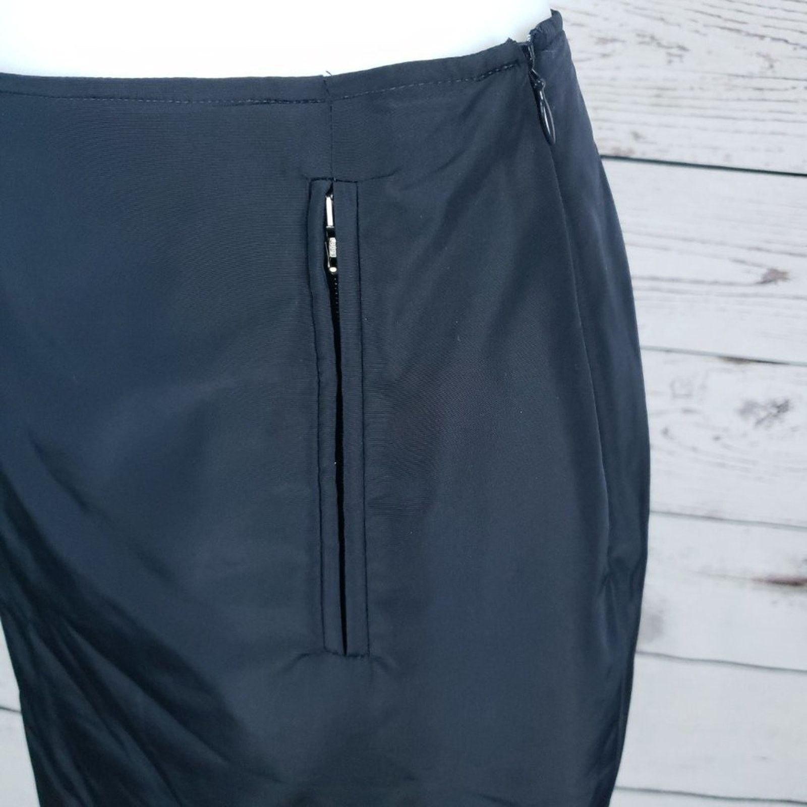 Other Weekend by MaxMara Black Quilted Mini Skirt w/ Pockets 8 Size 30" / US 8 / IT 44 - 3 Thumbnail