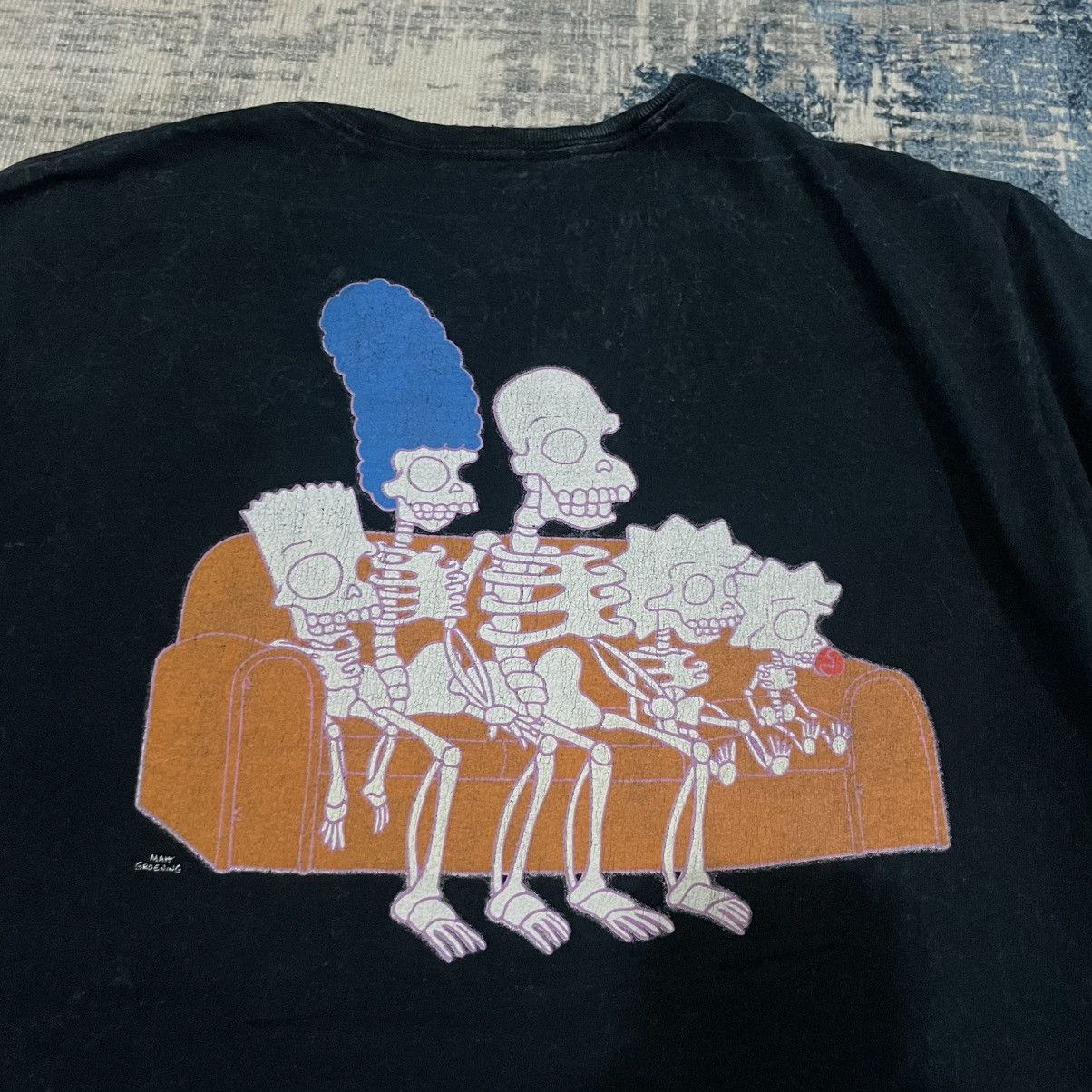 The Simpsons The Simpsons Treehouse of Horror Skeleton Family T-shirt Size US L / EU 52-54 / 3 - 7 Thumbnail