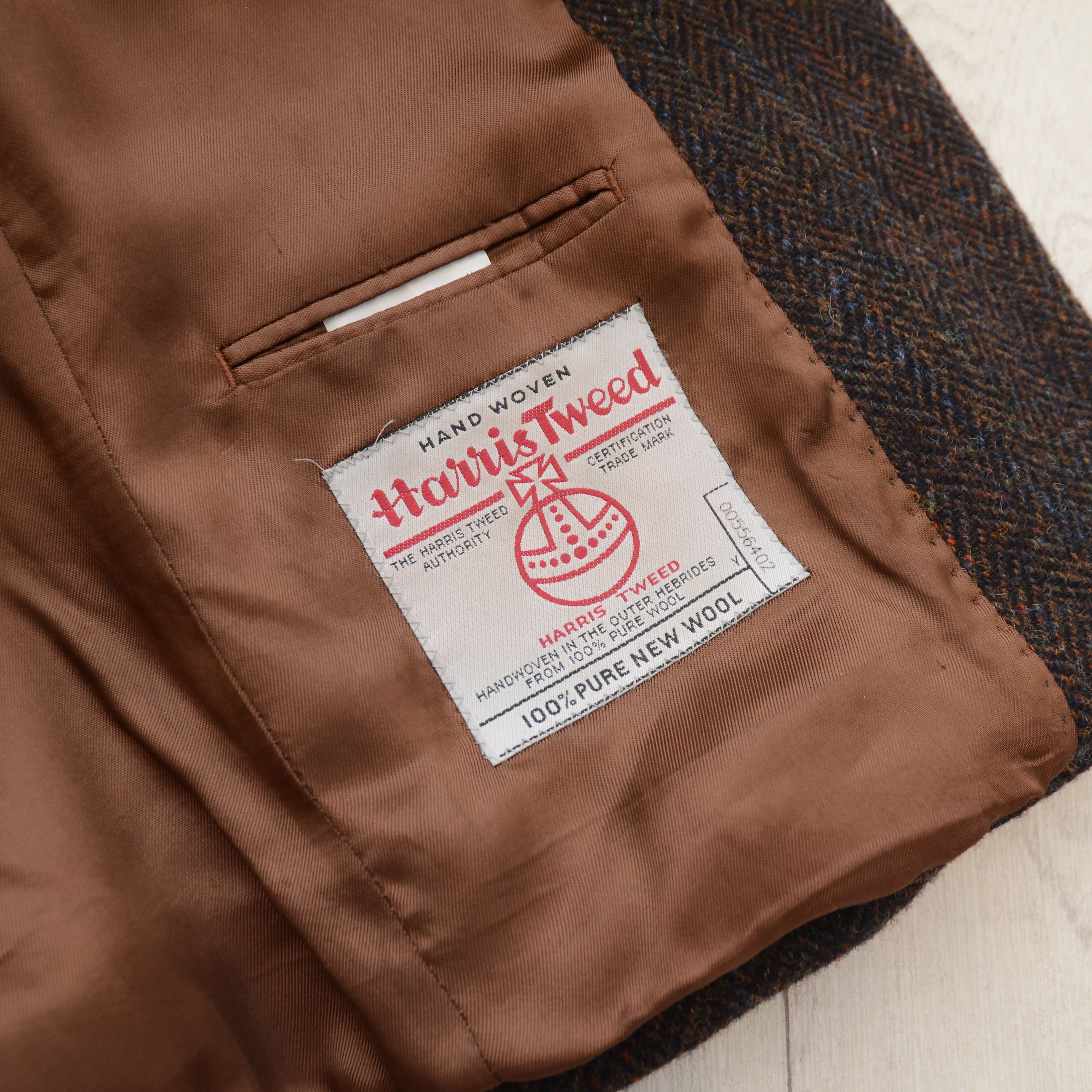 Harris Tweed Vintage HARRIS TWEED x Anson's Handwoven Wool Blazer sz. L-M Size 42R - 13 Thumbnail