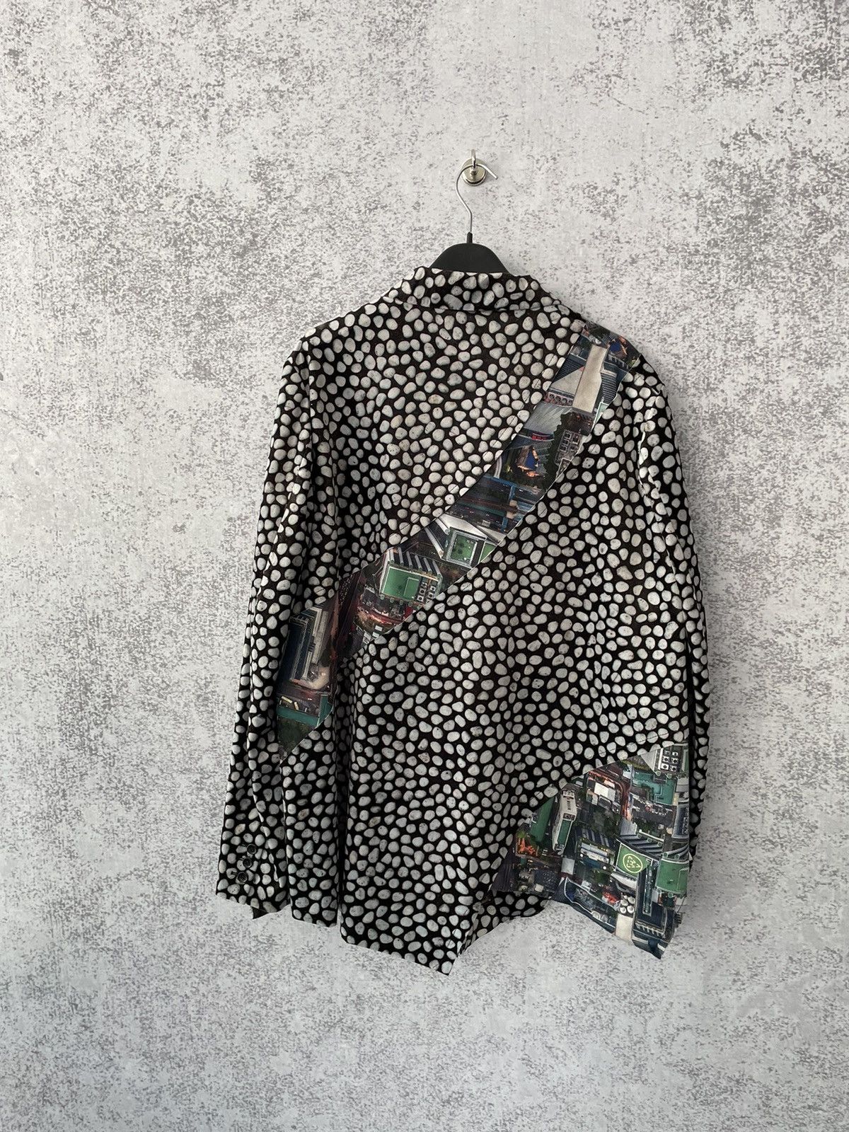Comme des Garcons Rare CDG HP Asymmetric Velvet Jacket Size US XL / EU 56 / 4 - 3 Thumbnail