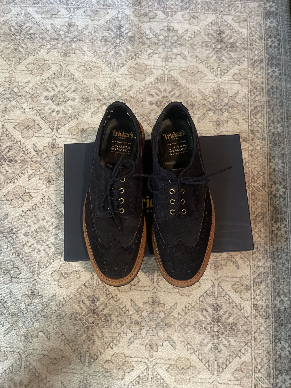 Tricker's Tricker's Bourton Brogue Derby - 2298 X Division Road Size US 11.5 / EU 44-45 - 2 Thumbnail