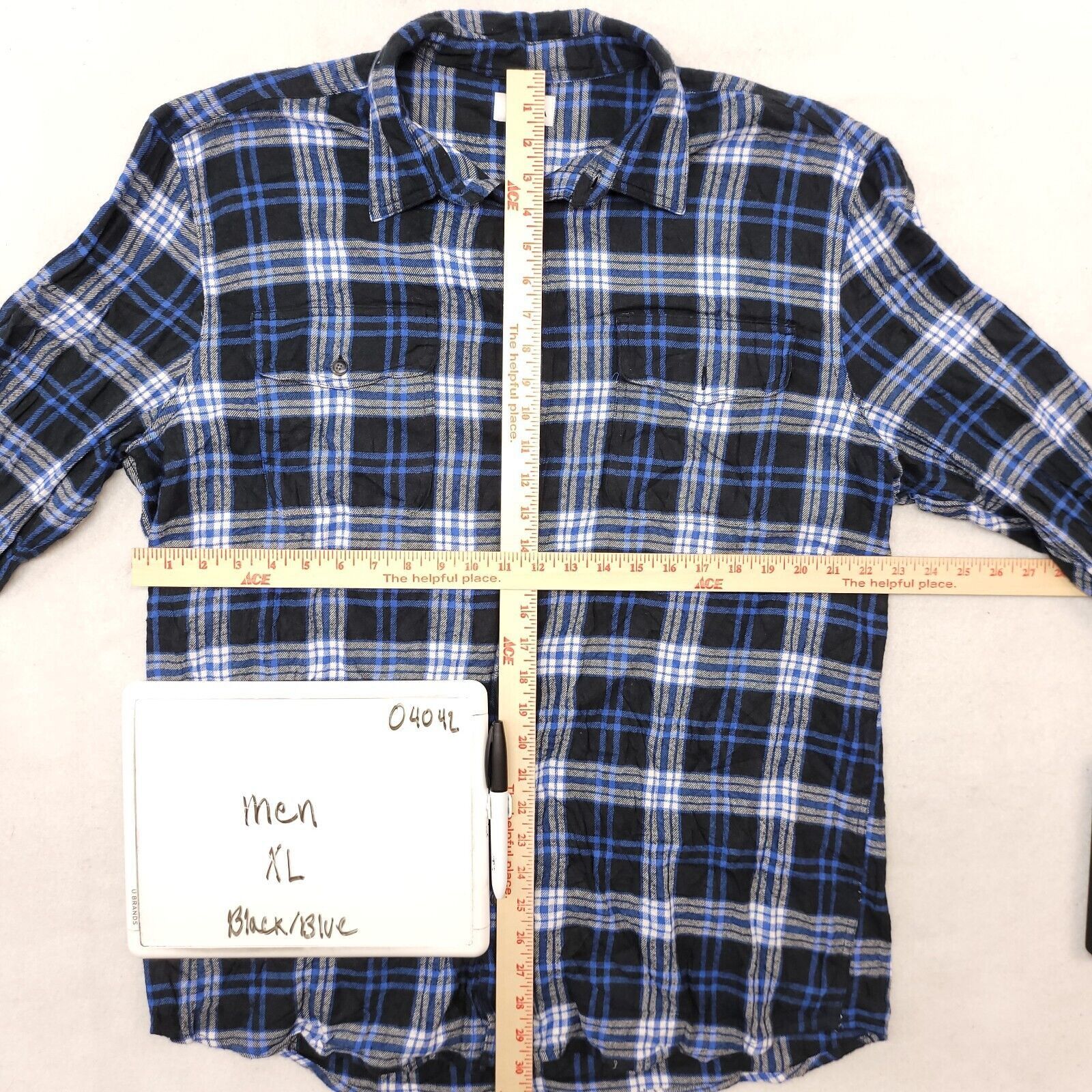 Sonoma Sonoma Tartan Flannel Button Up Shirt Men Size XL Blue Black Size US XL / EU 56 / 4 - 6 Thumbnail