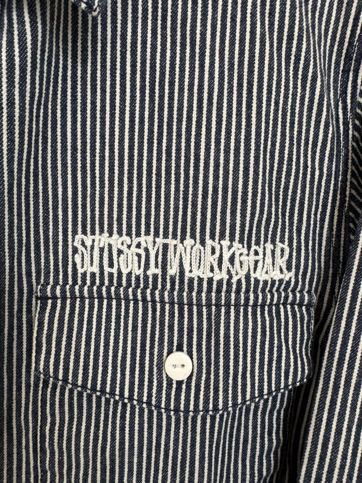 Stussy Stussy Workgear Pinstripe Button Up Shirt - Large Size US L / EU 52-54 / 3 - 2 Thumbnail