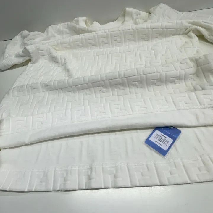 Fendi Fendi Men's Short Sleeve T-Shirt in White -2507 Size US L / EU 52-54 / 3 - 7 Thumbnail
