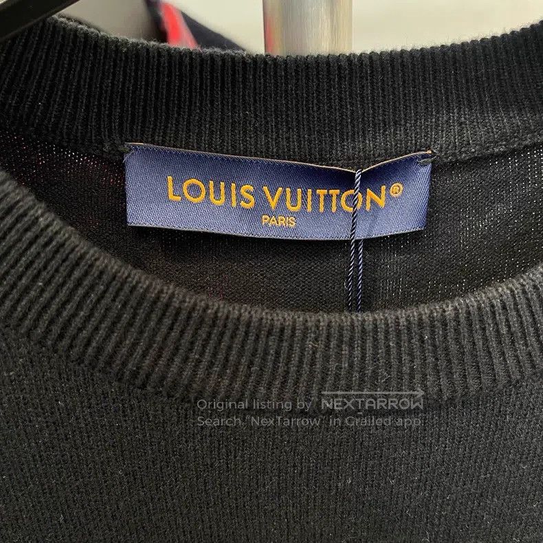 Louis Vuitton Louis Vuitton Hemline gradient rhinestone logo short sleev Size US L / EU 52-54 / 3 - 4 Thumbnail