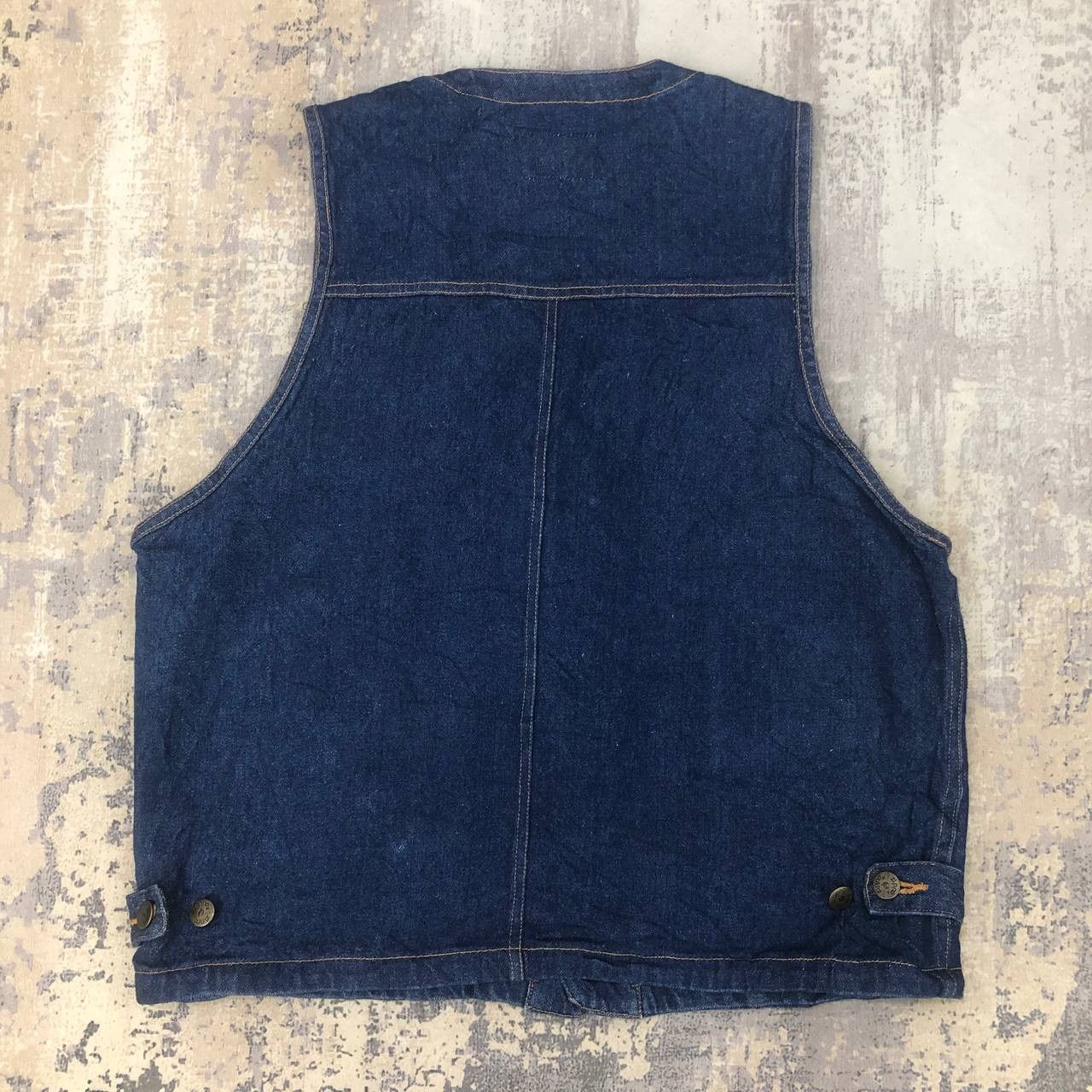 Vintage × Zippo Y539 AMERICAN CLASSIC ZIPPO DENIM VESTS Size US M / EU 48-50 / 2 - 2 Thumbnail