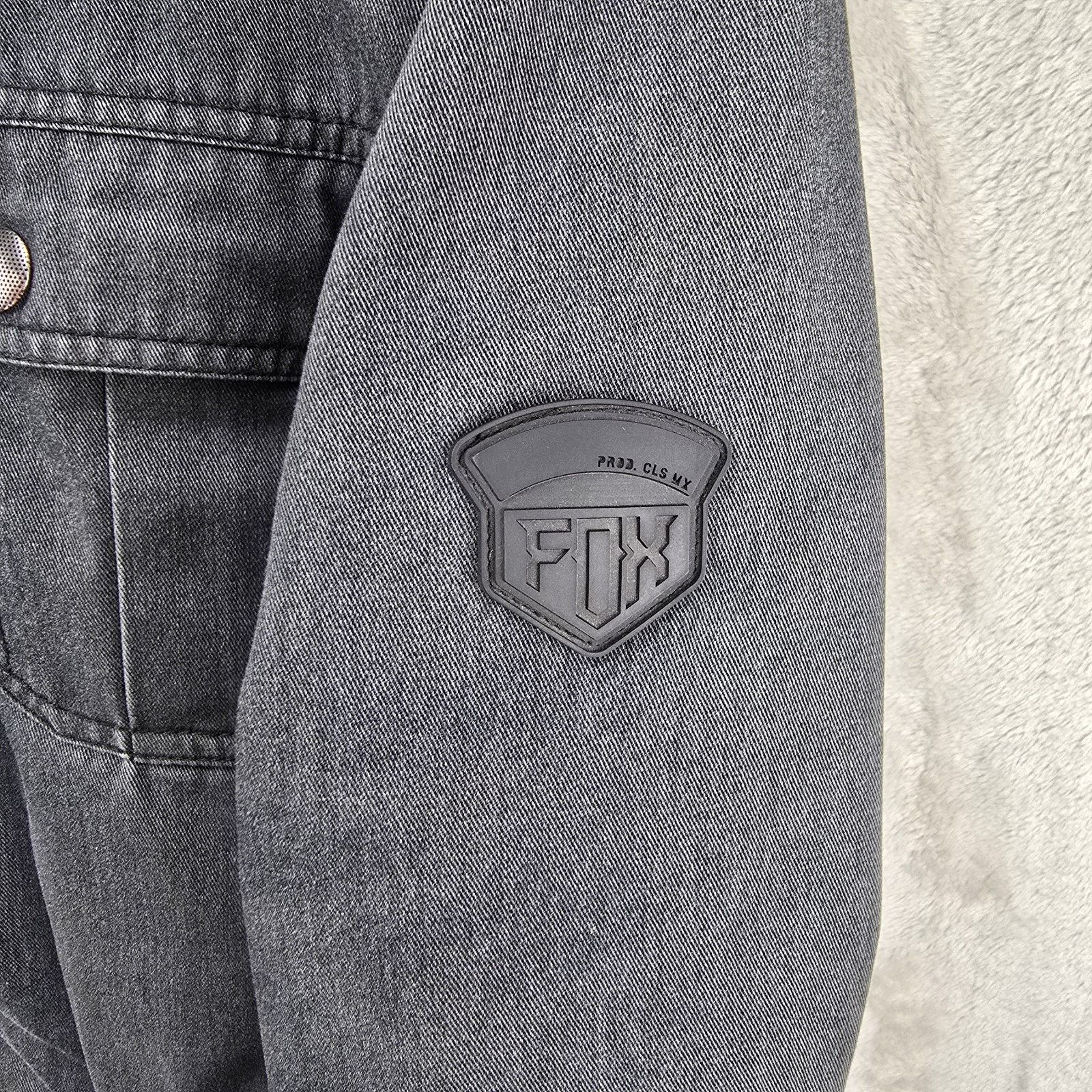 Fox Racing Fox Racing Hooded Jacket Mens Medium Gray Vtg Y2K Motocross Size US M / EU 48-50 / 2 - 5 Thumbnail