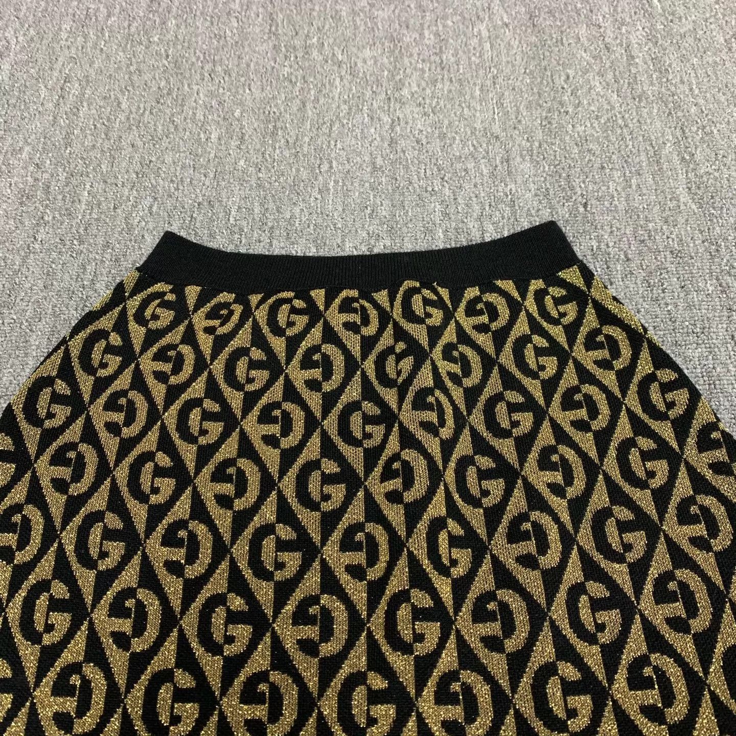 Gucci Gucci Women's Wool GG Monogram Dress S 98 New Size 26" / US 2 / IT 38 - 6 Thumbnail