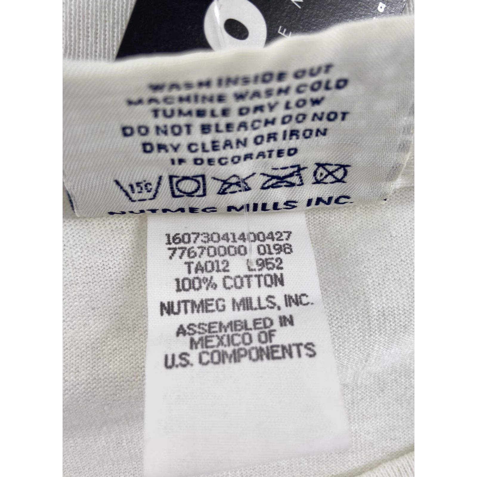 Lee VINTAGE Lee Y2K T-Shirt Adult 2XL White Cotton Short Sleeve Crew Neck Menâ€™s Size US XXL / EU 58 / 5 - 6 Thumbnail