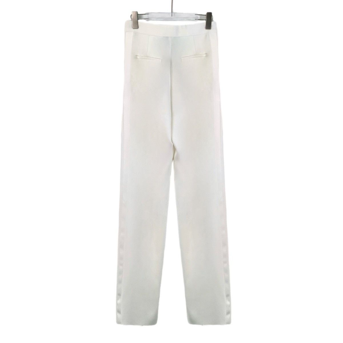 Max Mara MaxMara White Straight-fit Casual Suit Pants K26WX Size 27" / US 4 / IT 40 - 2 Thumbnail