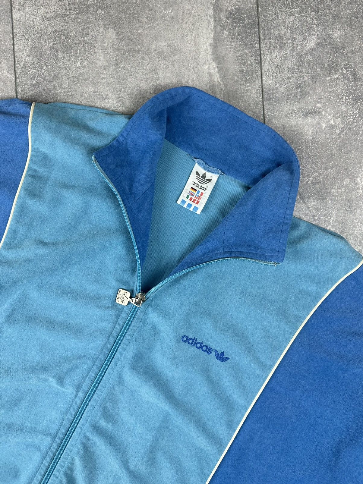 Adidas Adidas West Germany Retro Vintage 80/90S Track-Top Jacket Size US L / EU 52-54 / 3 - 10 Thumbnail