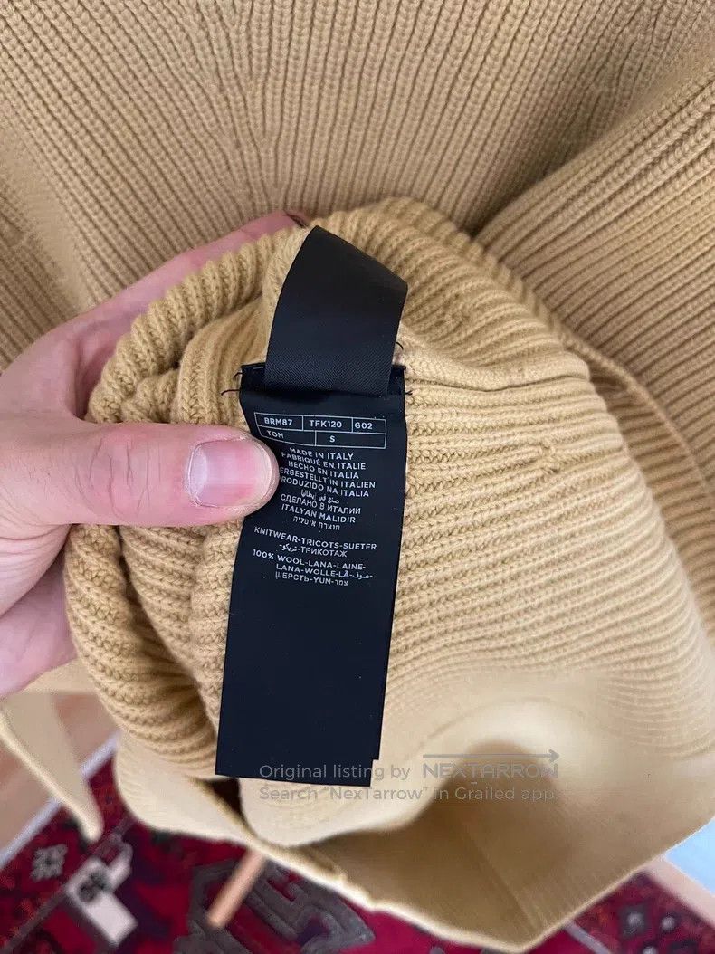 Tom Ford Tom Ford Turtleneck sweater, 100% wool, ginger yellow, dro Size S / US 4 / IT 40 - 5 Thumbnail
