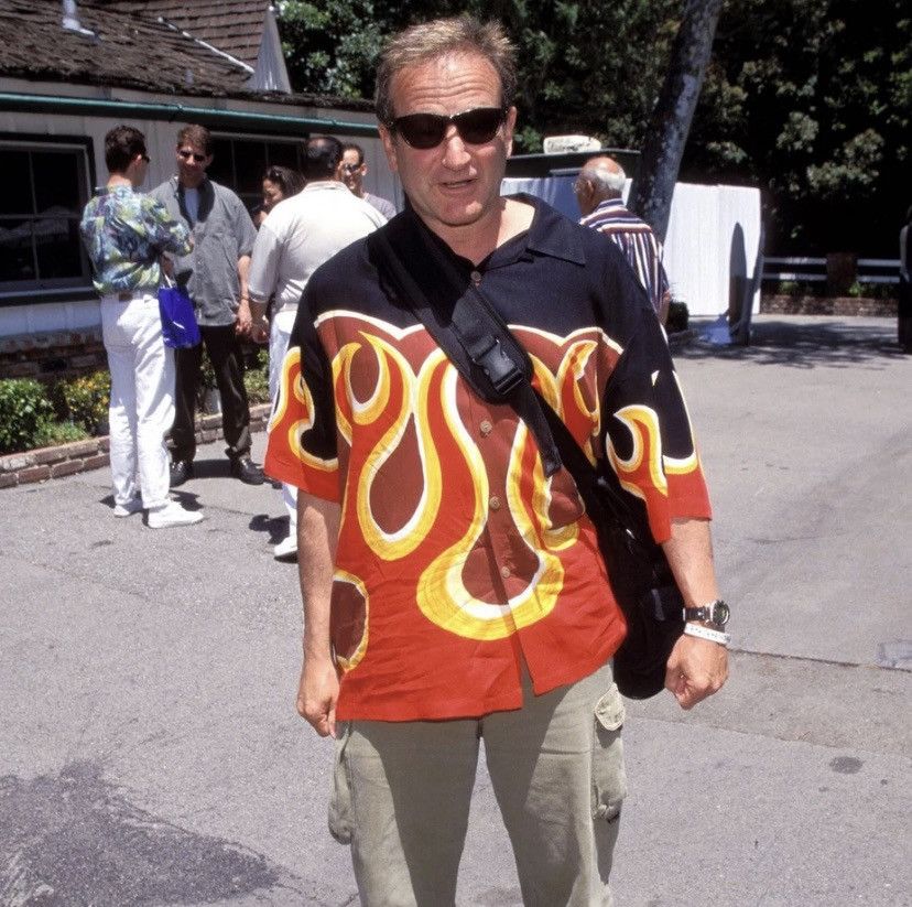 Mambo ➕ rare mambo loud shirt flames iconic Robin Williams vintage Size US M / EU 48-50 / 2 - 2 Thumbnail